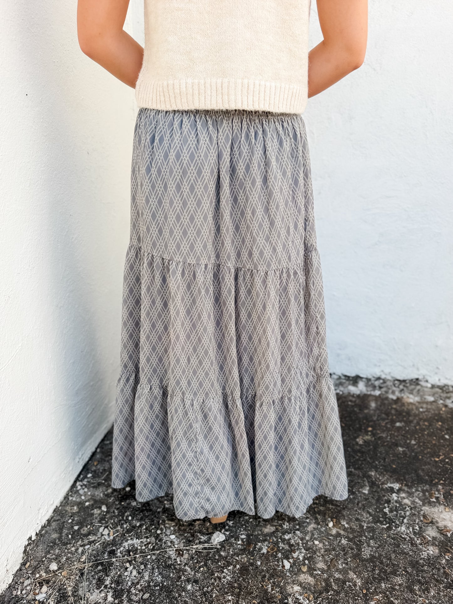 Misty Lattice Skirt