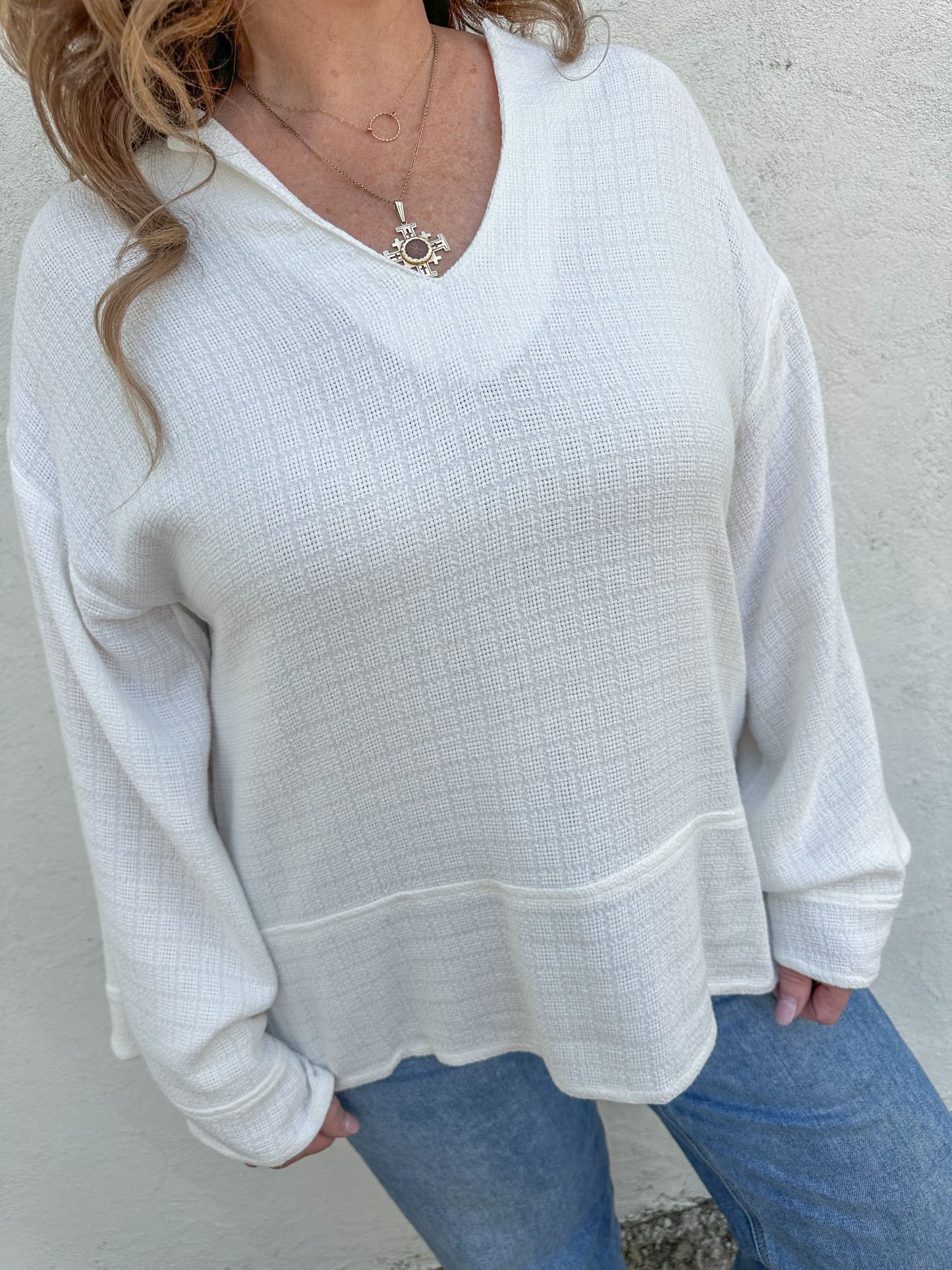 Summer Linen Sweater Top