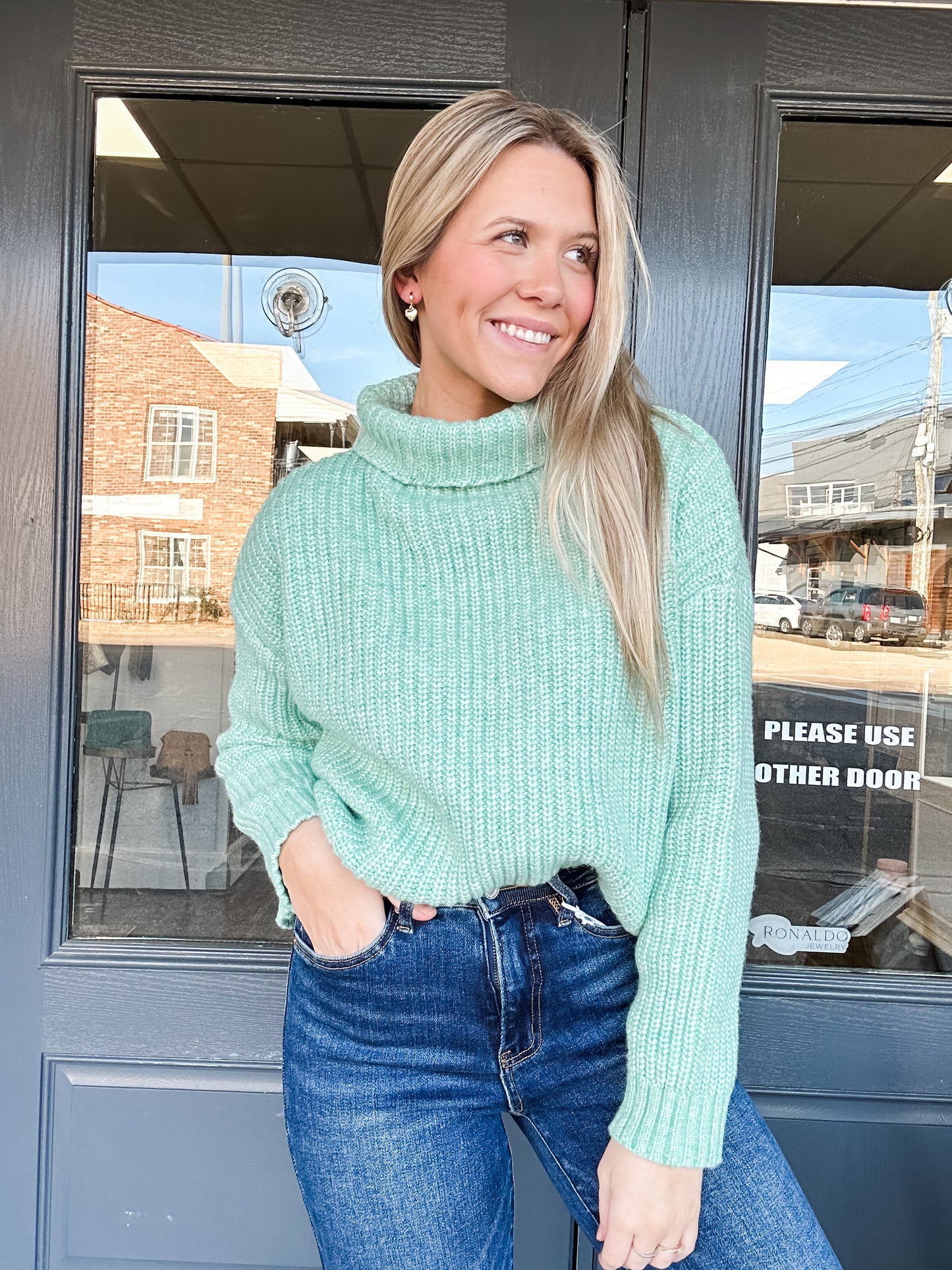 Sedona Sweater Seafoam