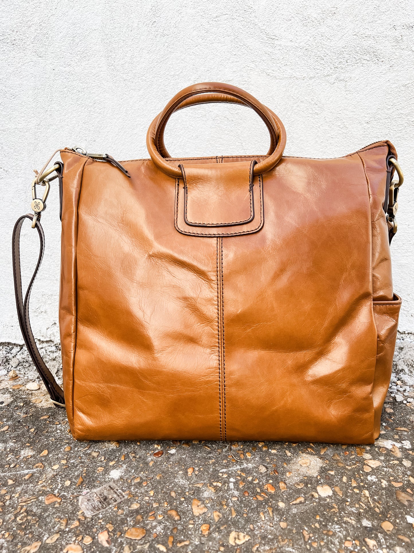 Sheila Large Satchel Truffle