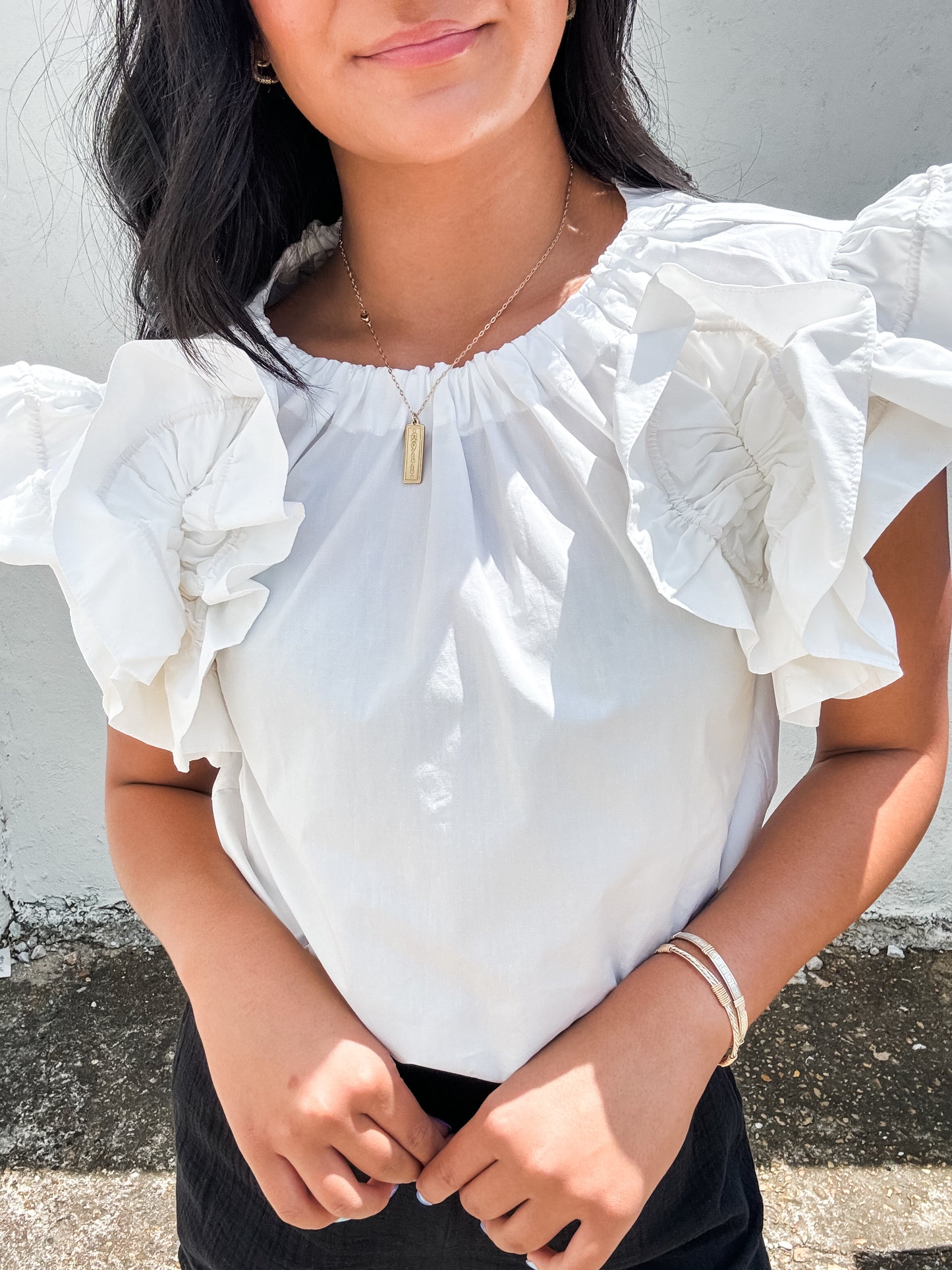 Fluff and Flutter Top