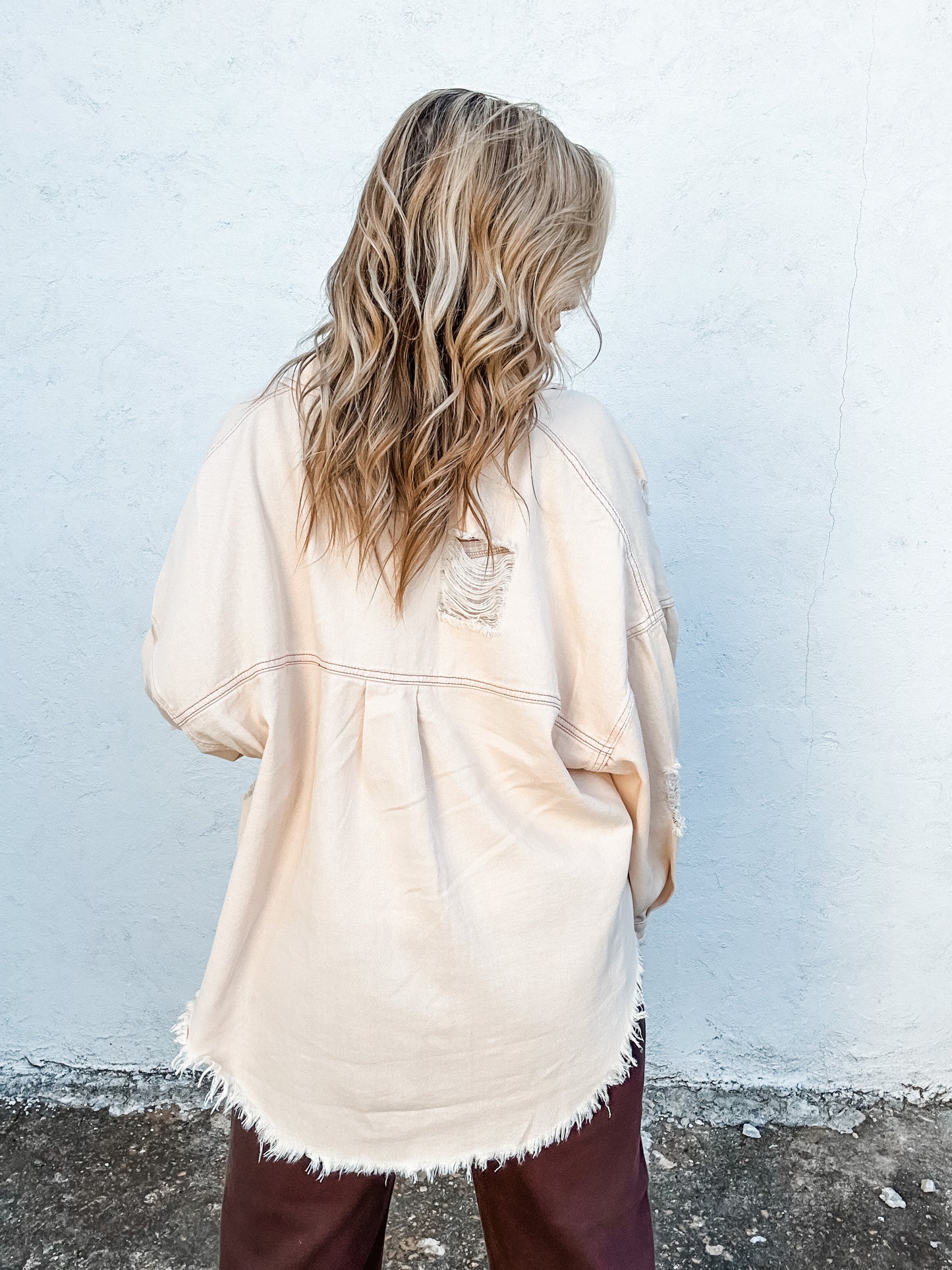 Rough Around the Edges Shacket