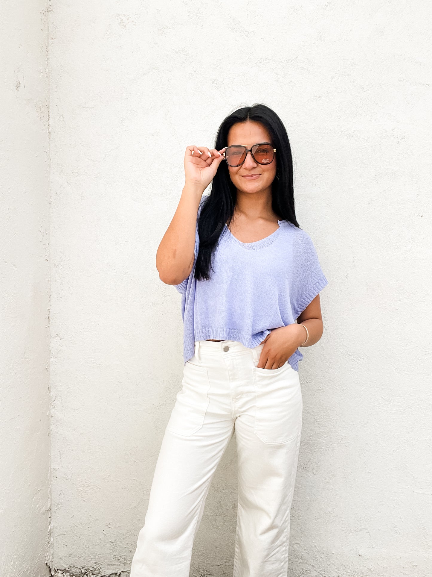 Fresh Feeling Top Periwinkle