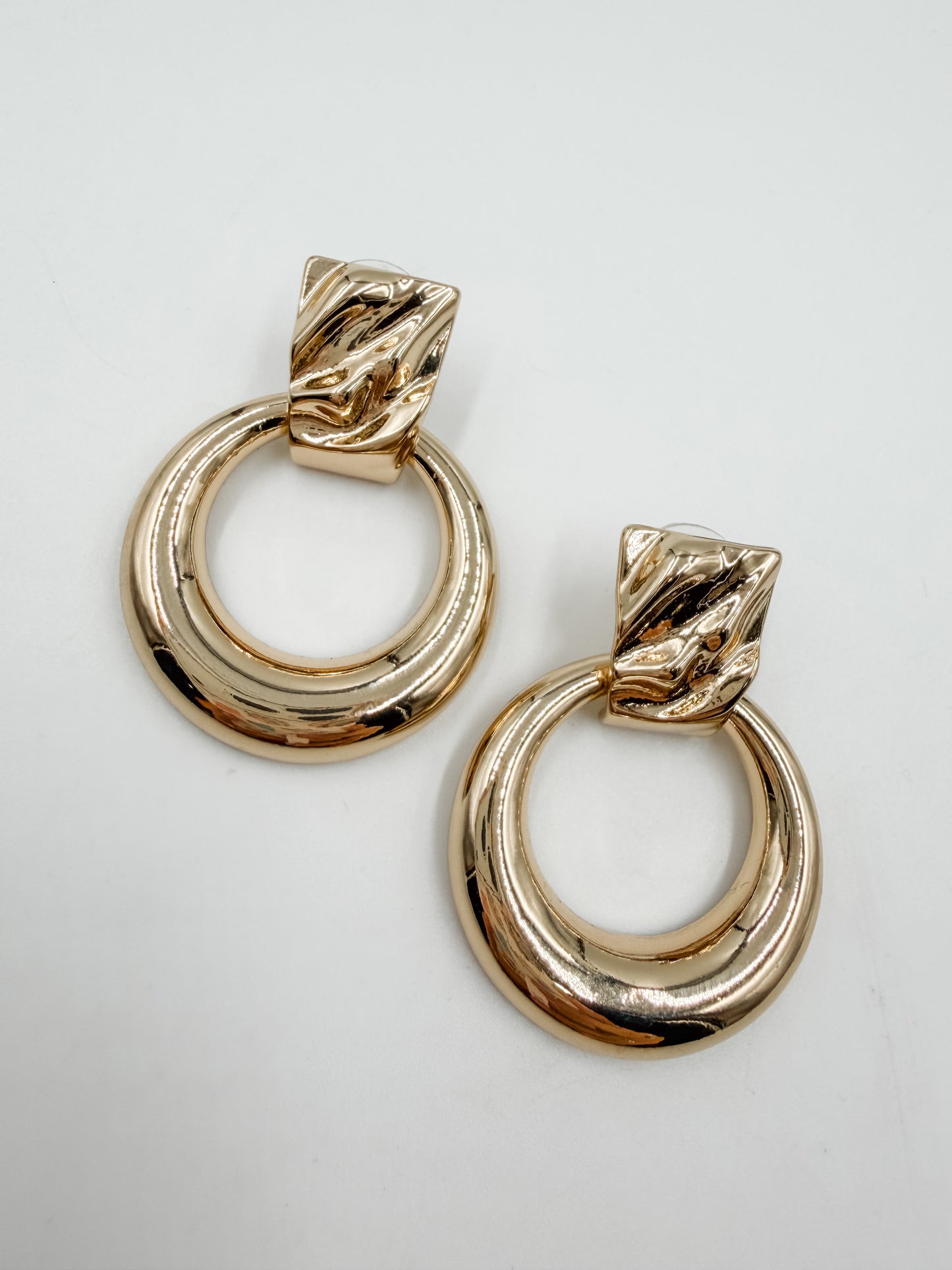 Door Knocker Hoop Earrings