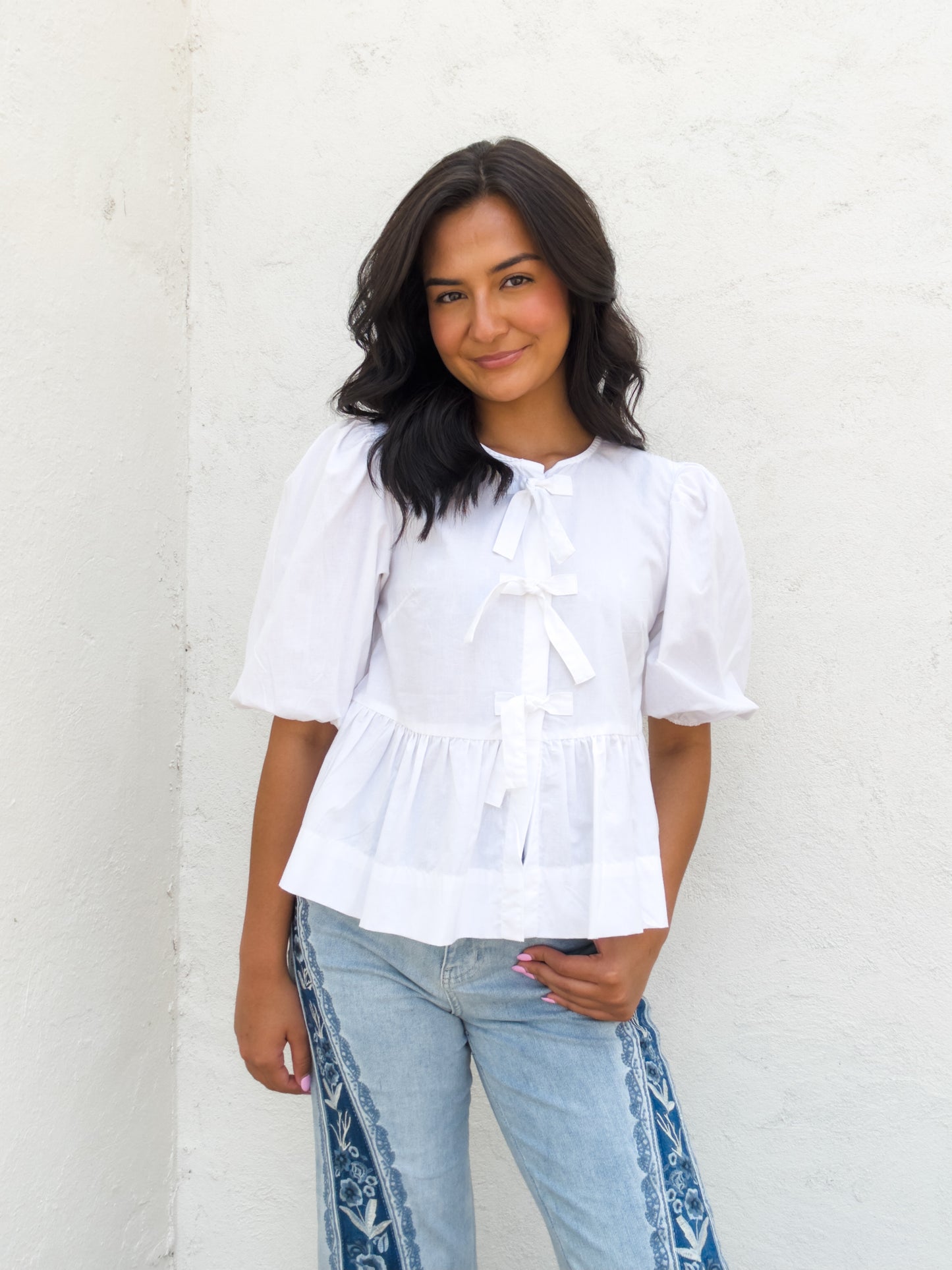 Tally Peplum Top