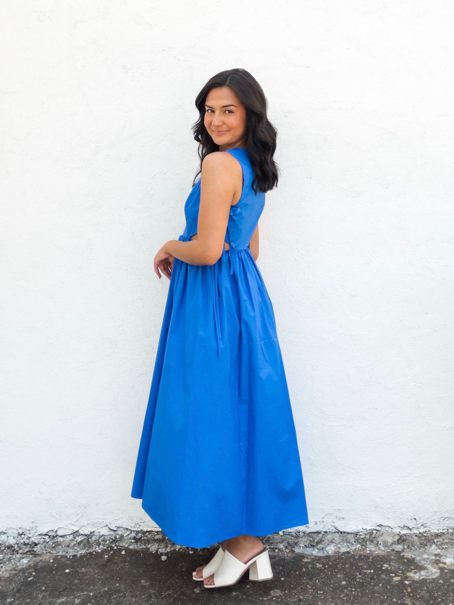 Aegean Blue Maxi Dress