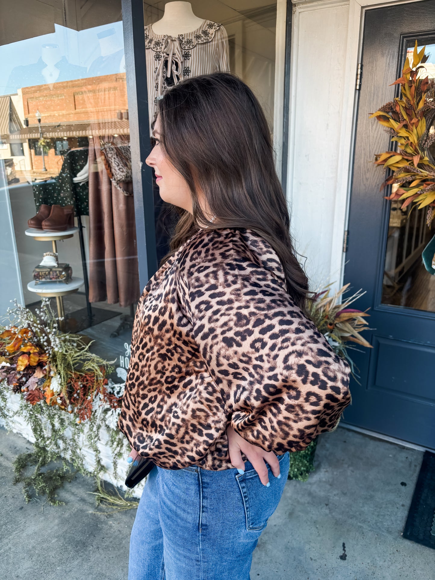 Cheetah Charm Blouse