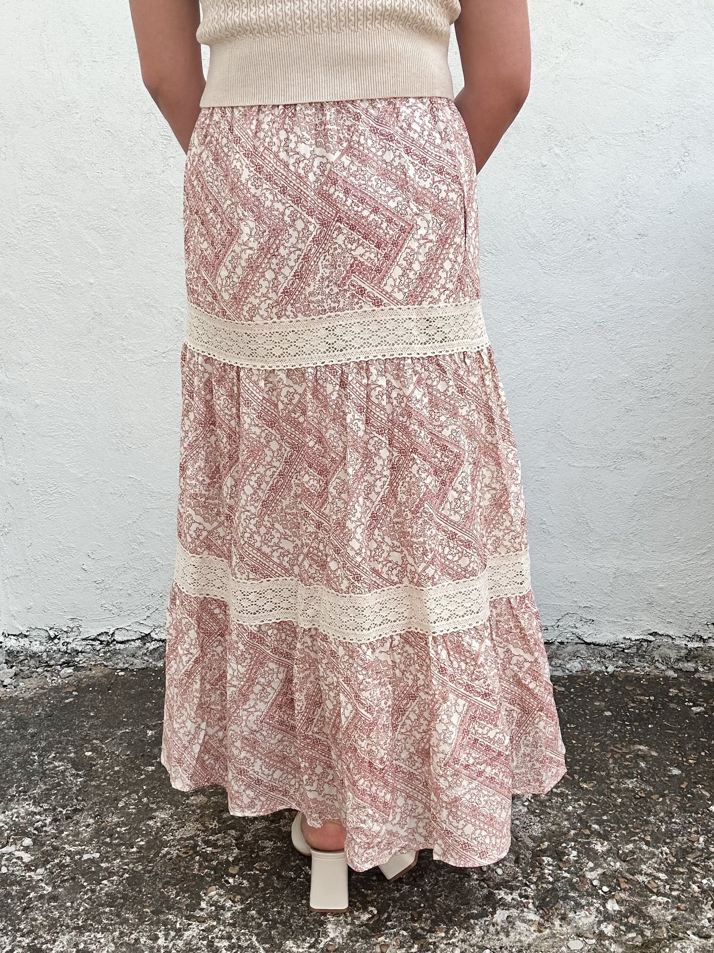 Ruched Waist Skirt