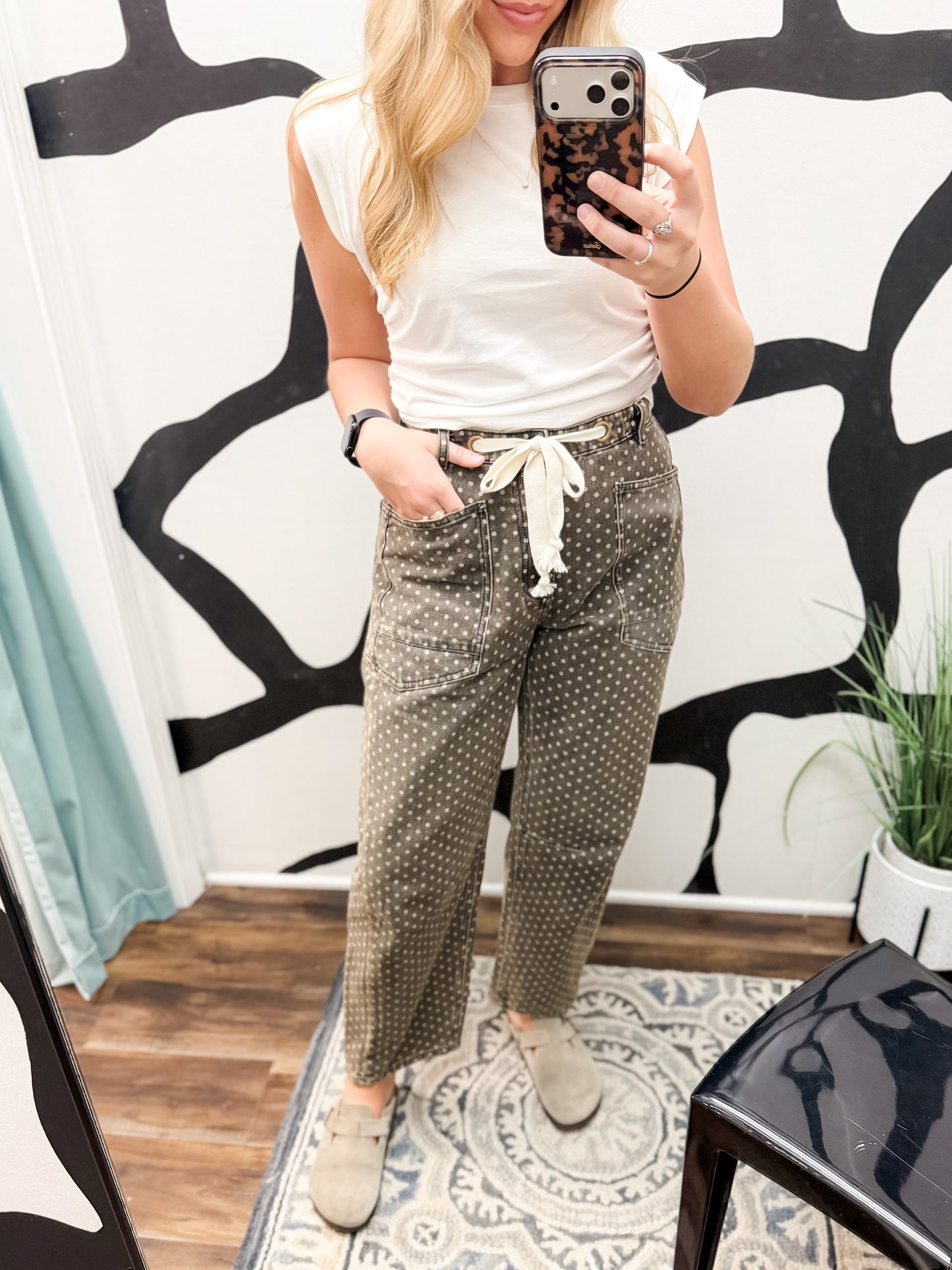 Polka Dot Jeans