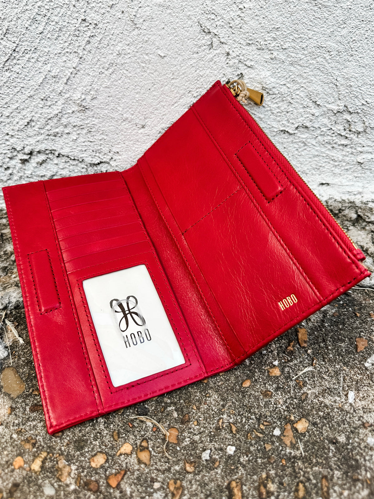 Jill Large Bifold Wallet Red