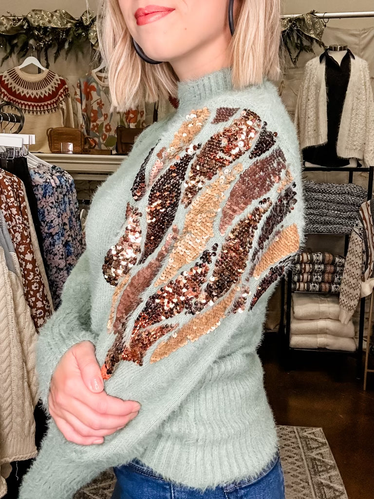 Leaves of Gold Sweater