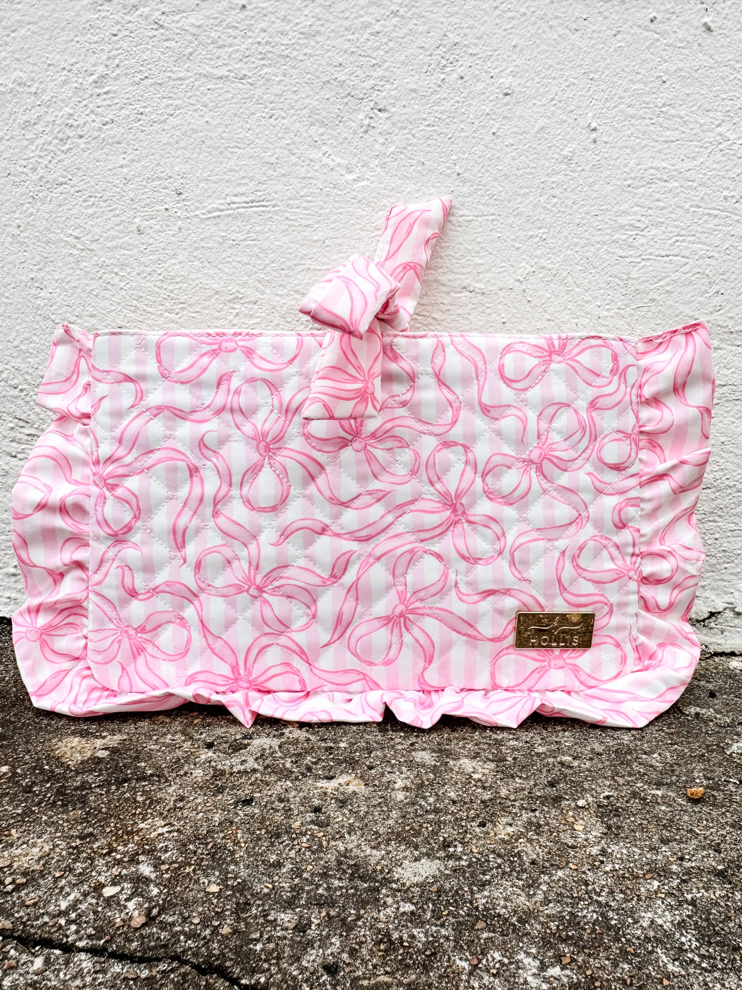 Quilted Bible Sleeve Pink