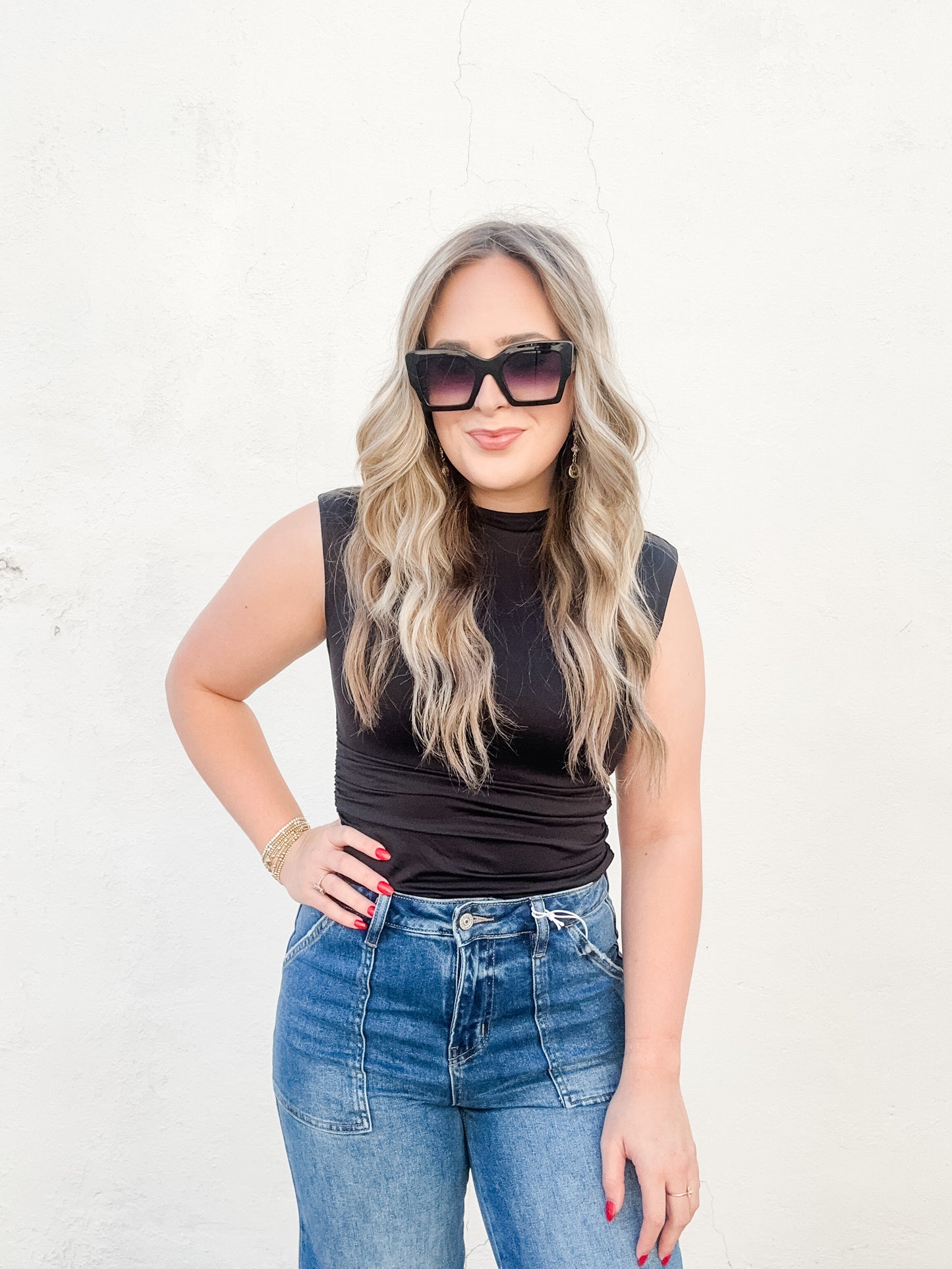 Yvette Black Top