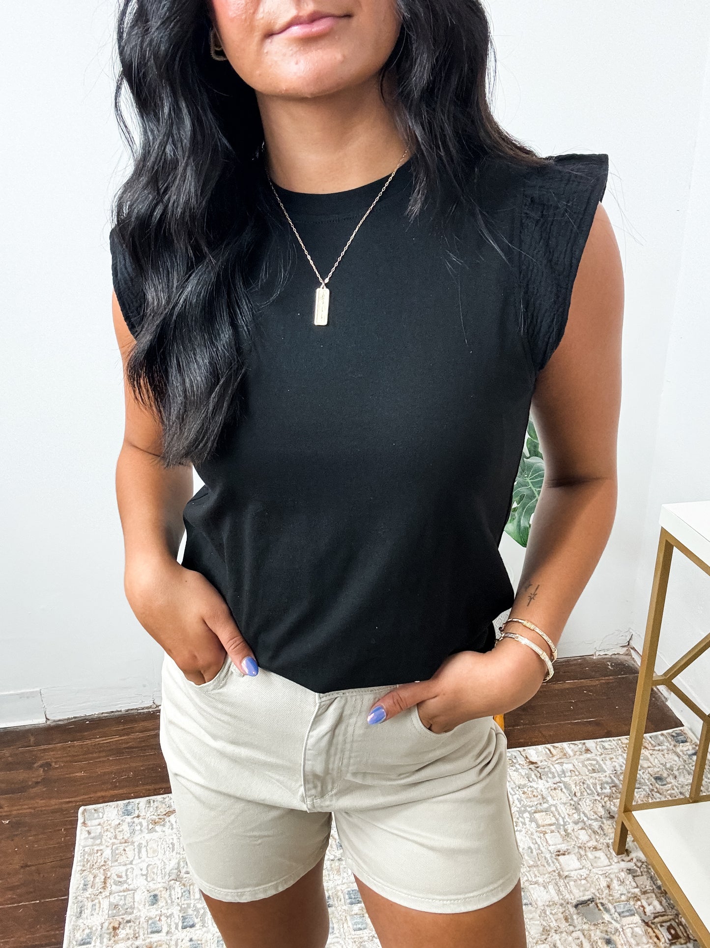 Arianne Bubble Gauze Top