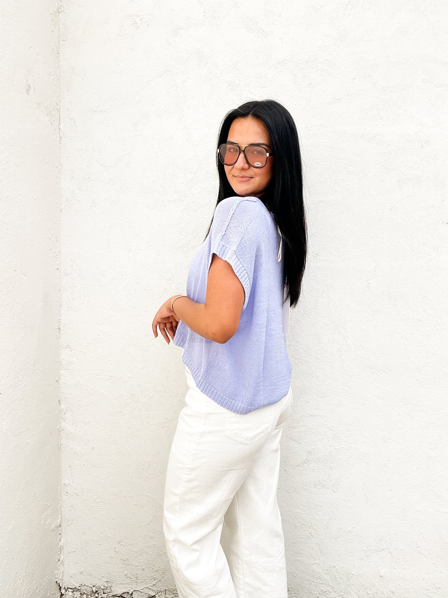 Fresh Feeling Top Periwinkle