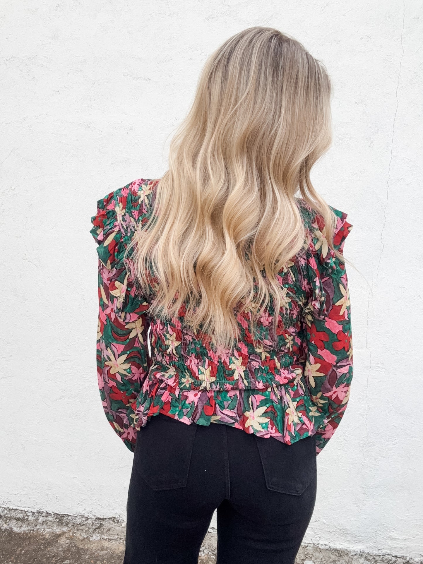 Flirty Flowers Top
