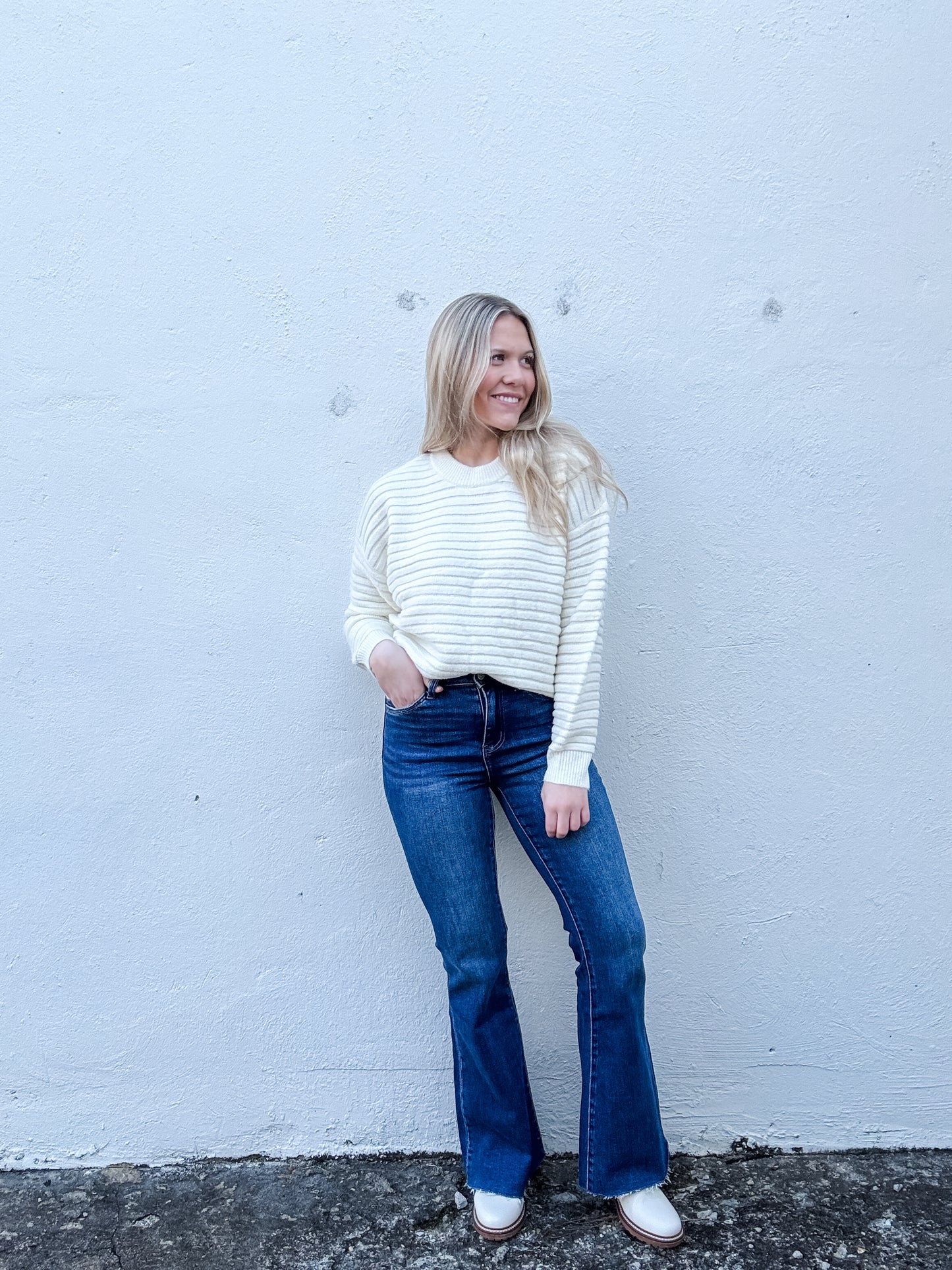 Autumn Allure Sweater Ivory