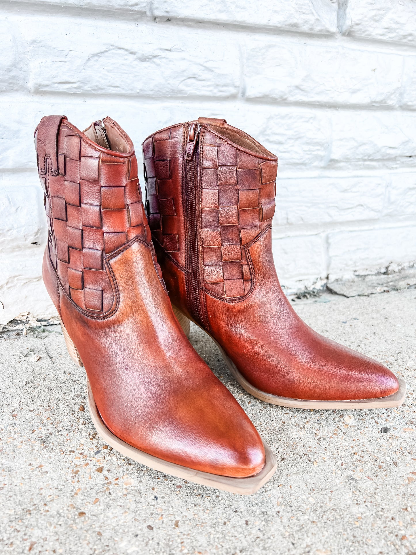 Dawn Cognac Bootie