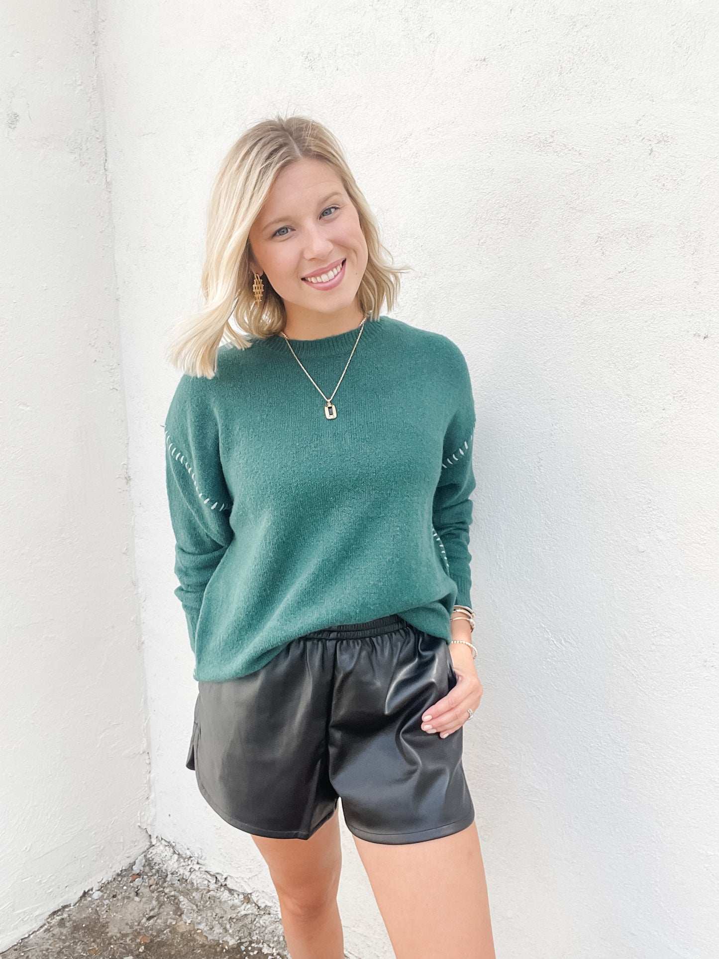 Teal We Meet Again Sweater