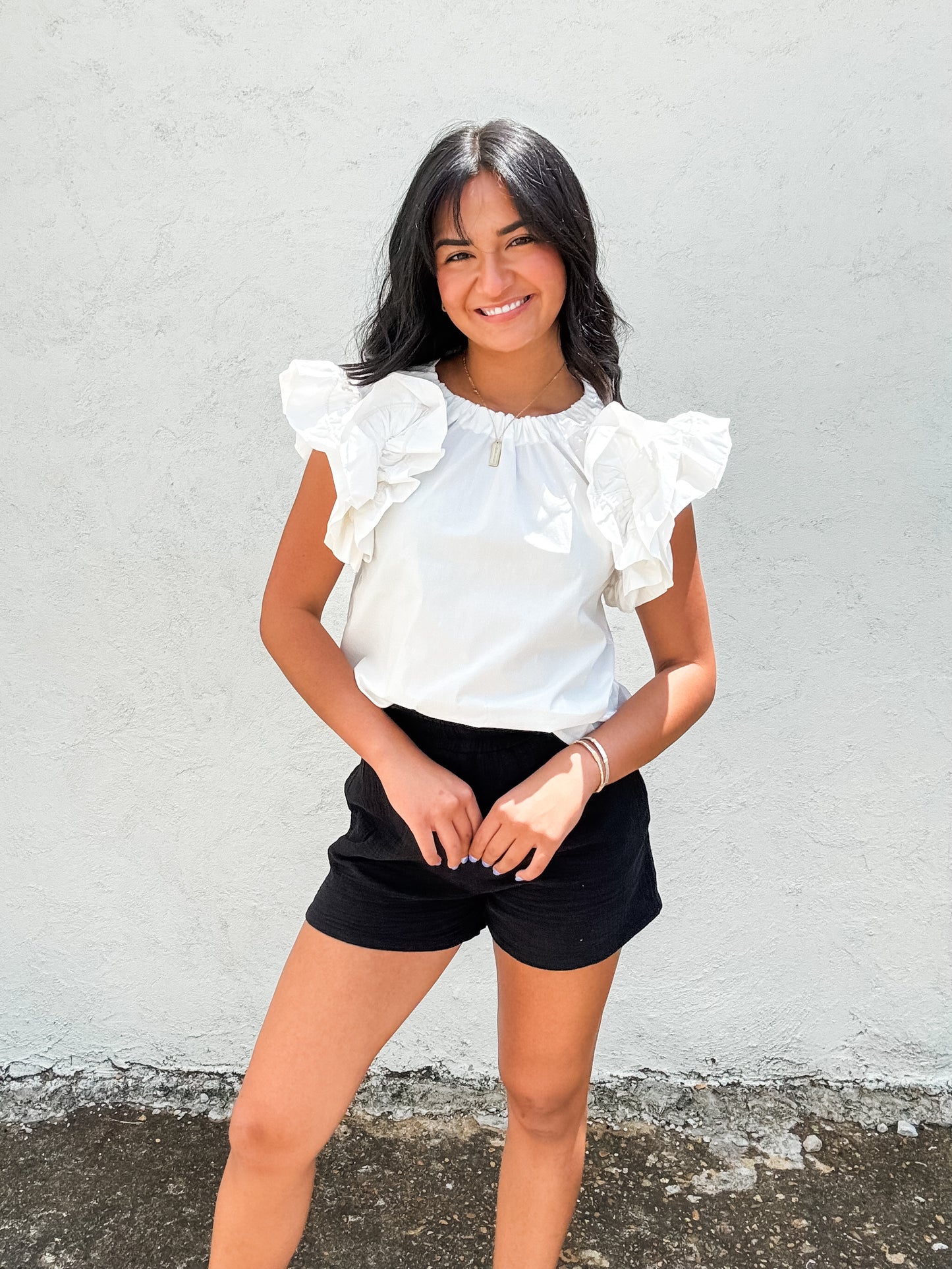 Fluff and Flutter Top