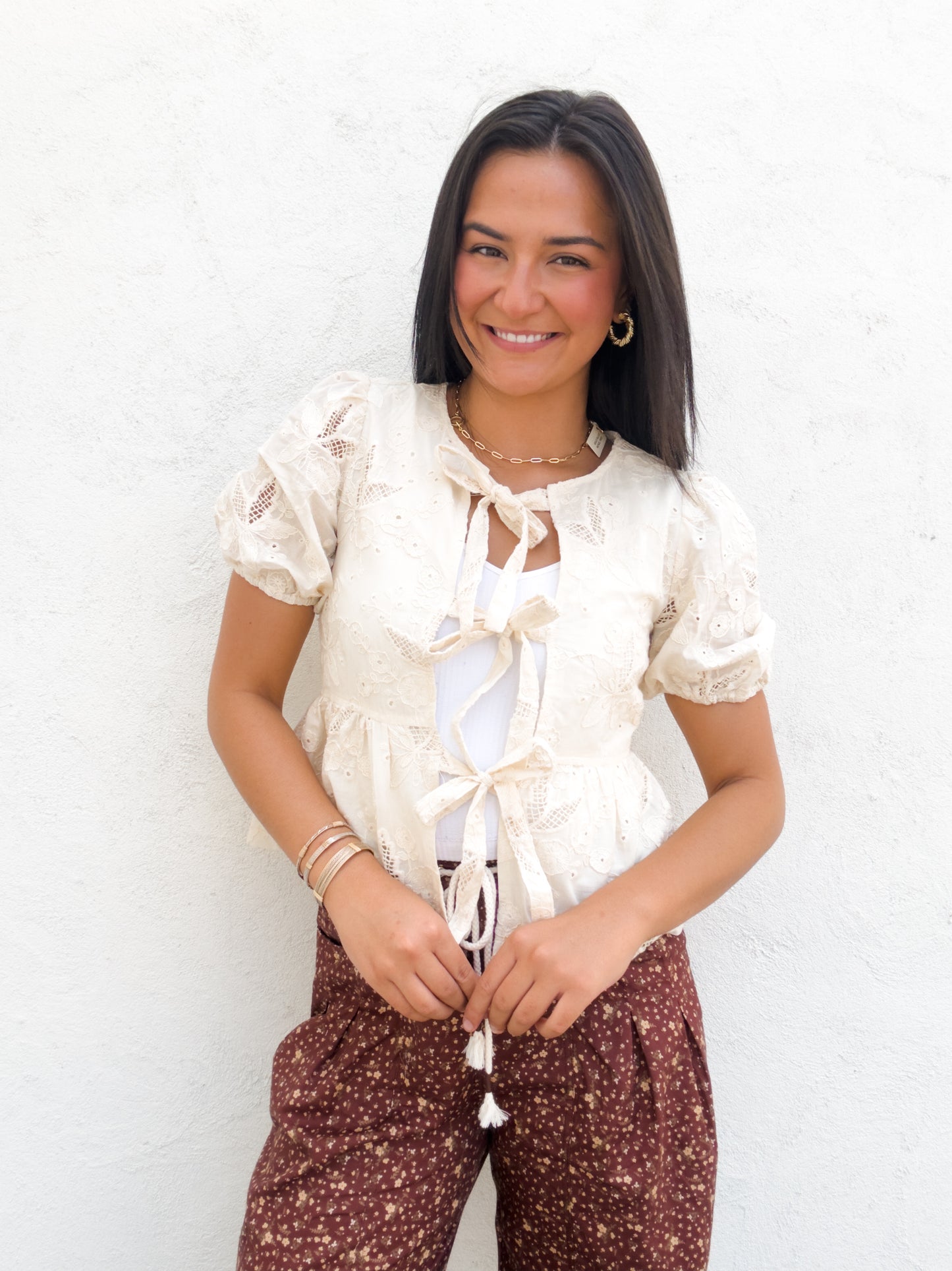 Antique Cream Blouse