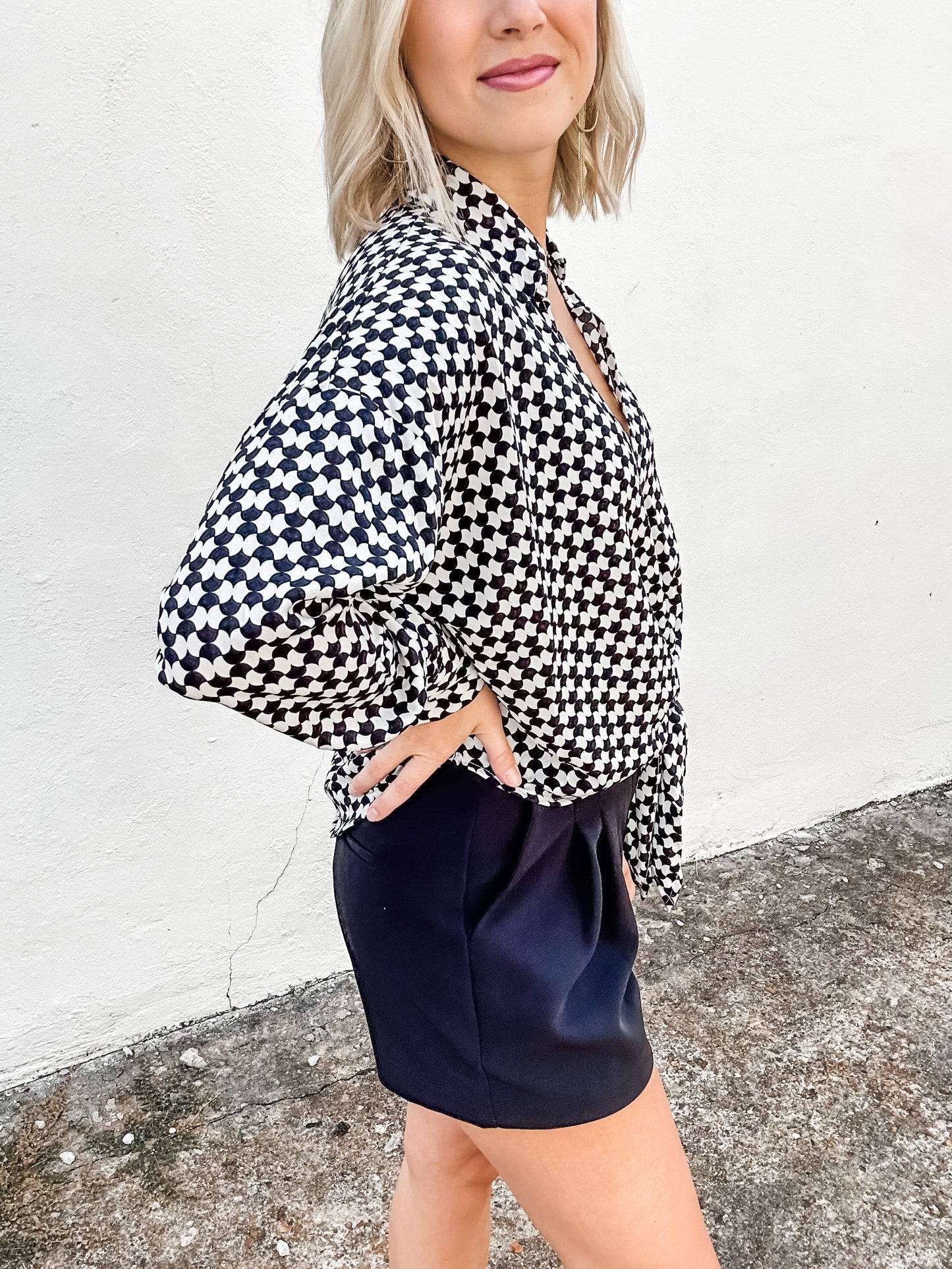 Rue Button Down Top