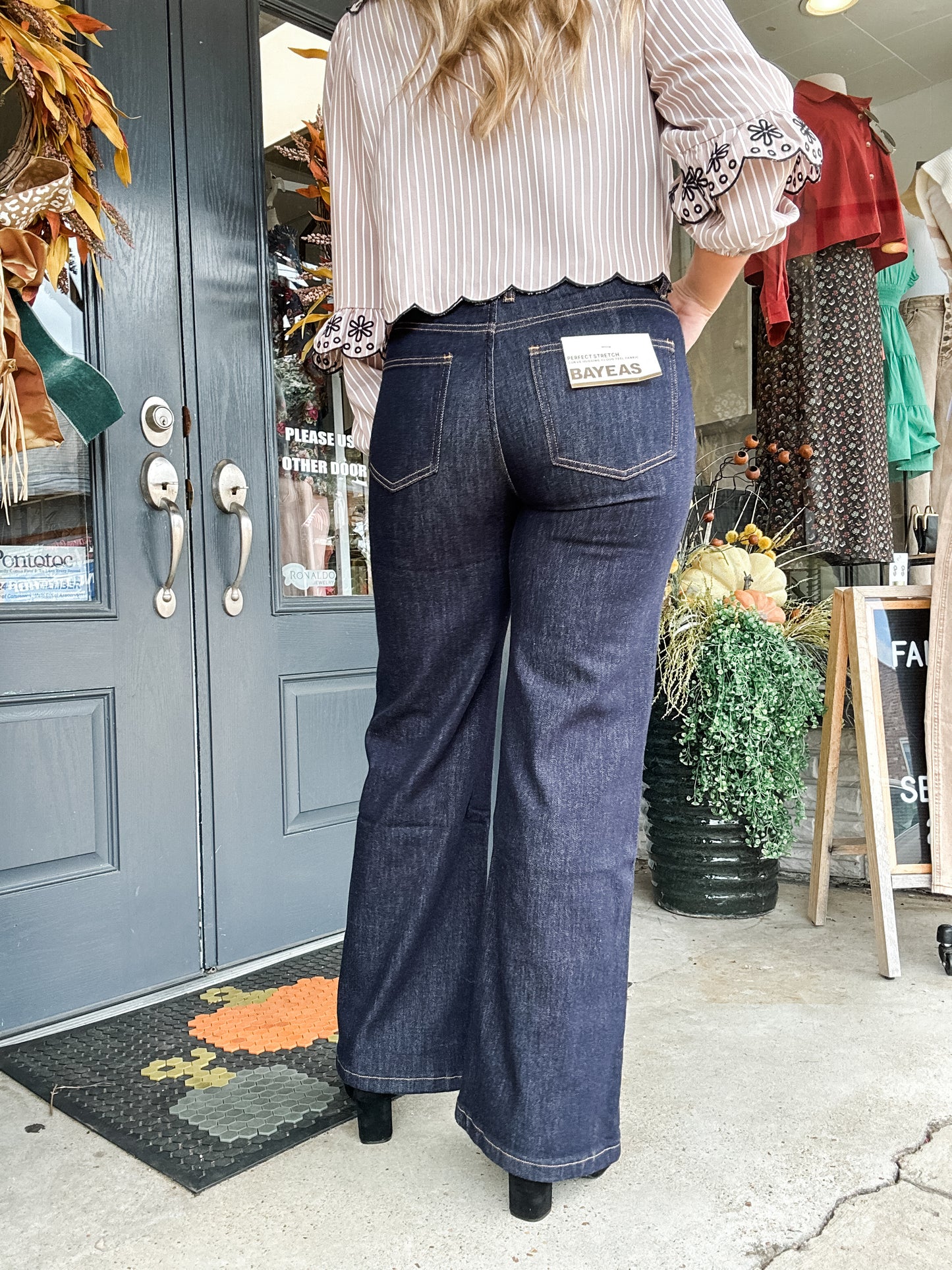 Chloe High Rise Wide Leg Jeans