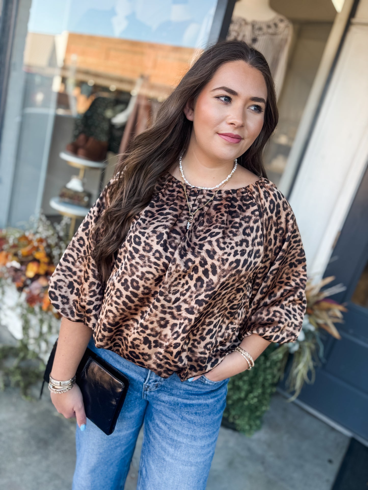 Cheetah Charm Blouse
