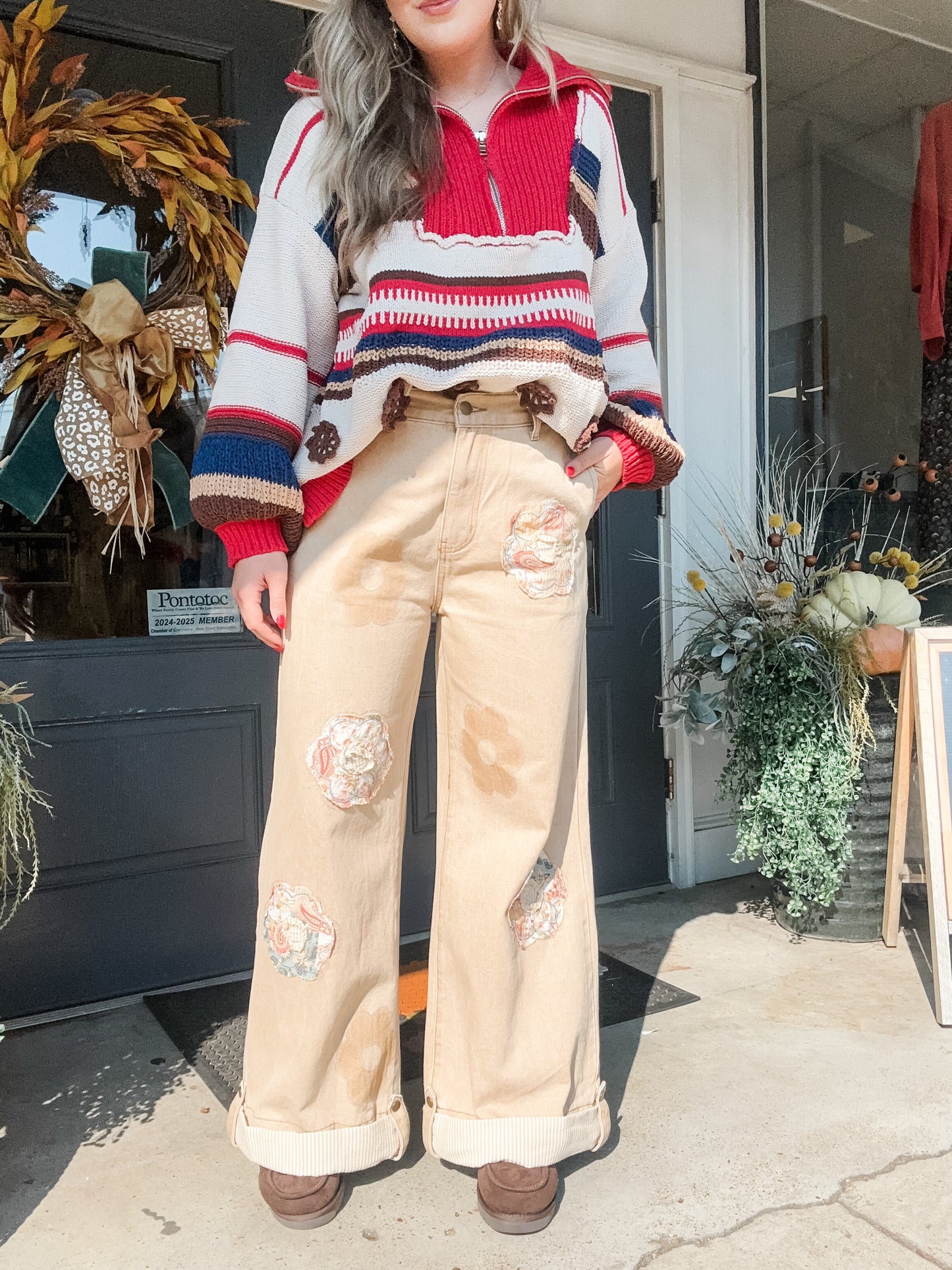 Vintage Jeans in Sand