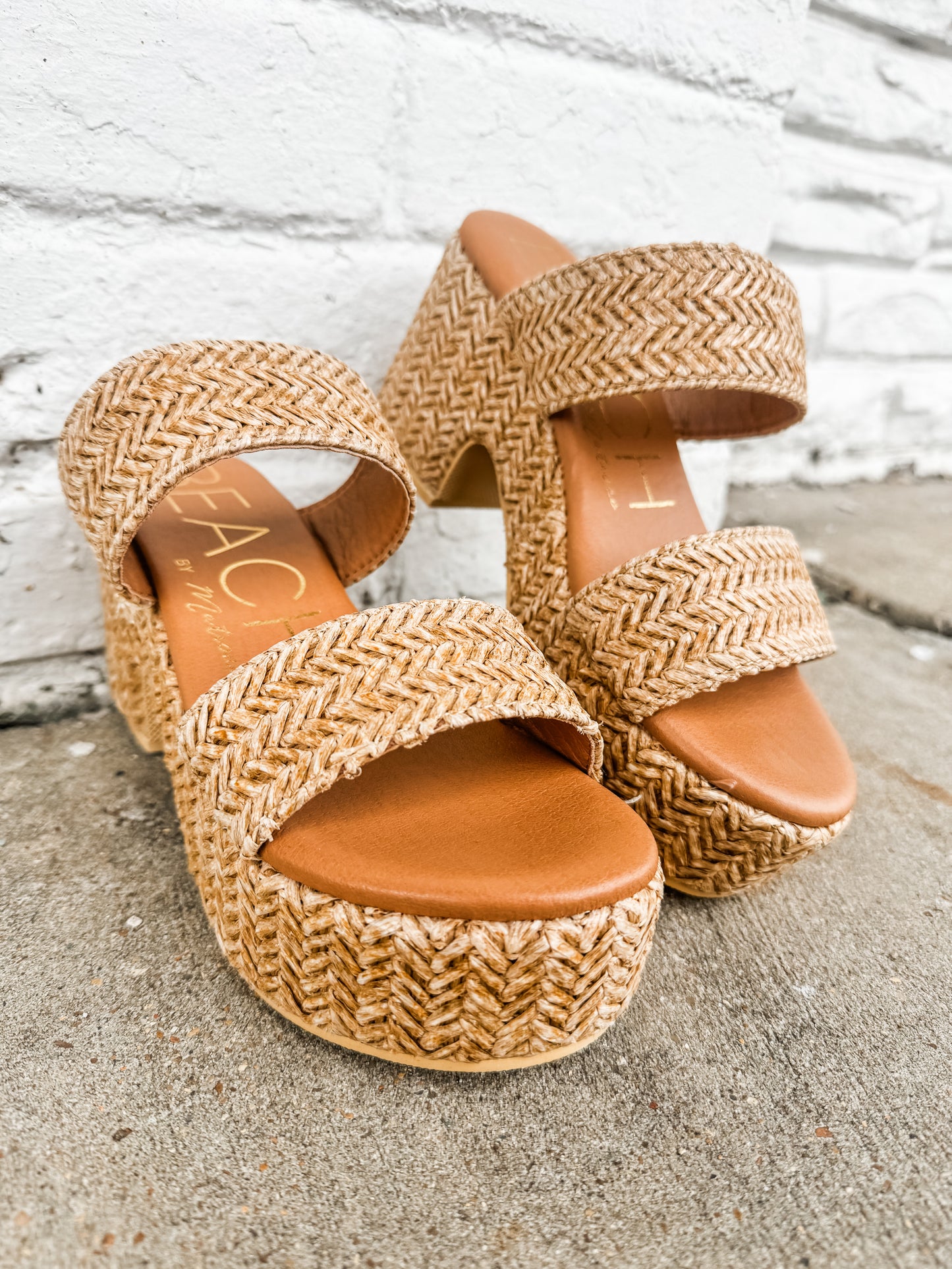 Ocean Ave Cognac Heel