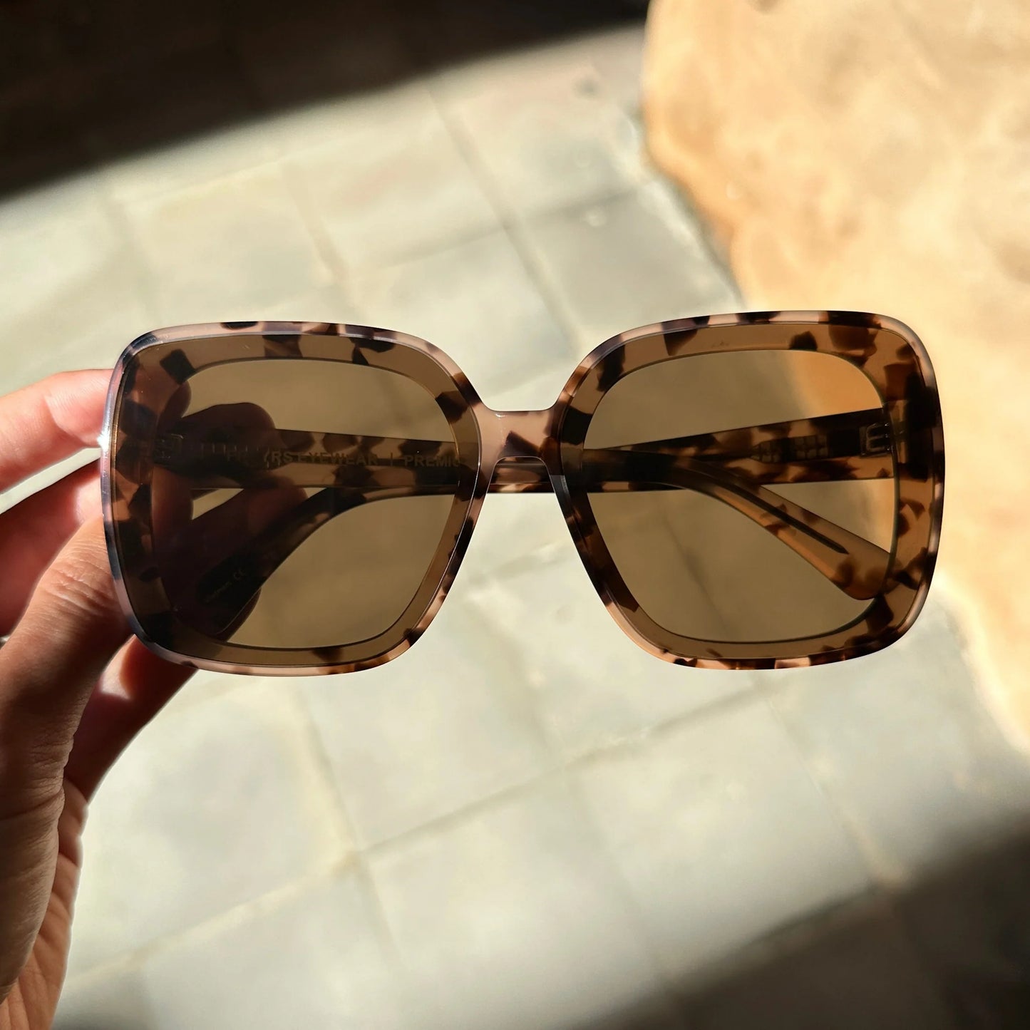 Ella Pink Tortoise Sunglasses