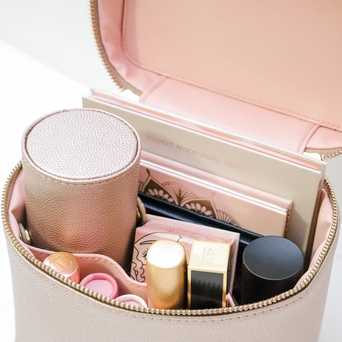 Mini Lux Cosmetic Bag Hot Pink