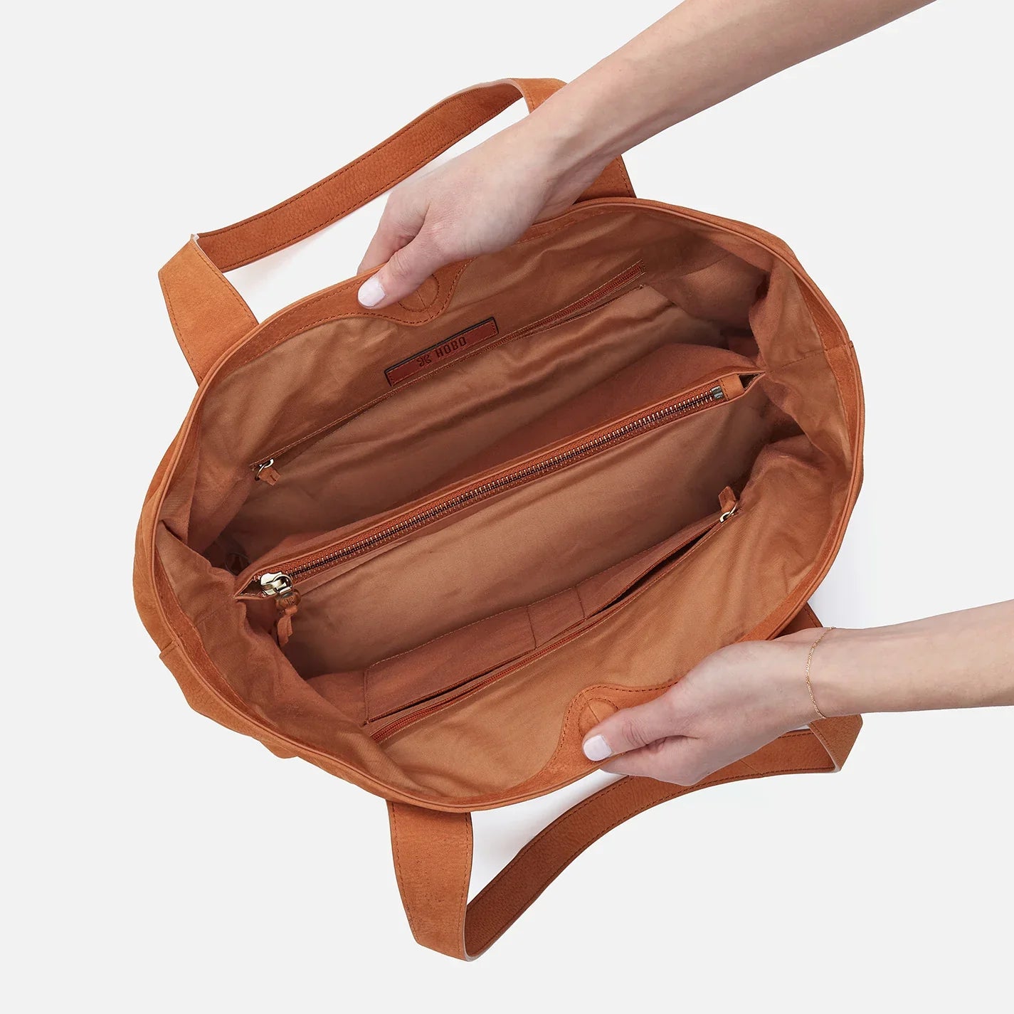 Bonita Tote in Marmalade Nubuck