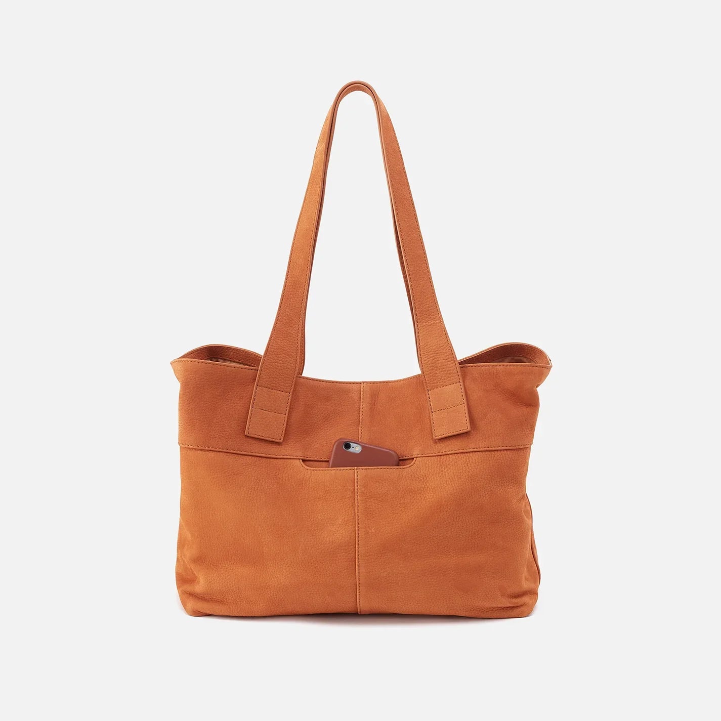 Bonita Tote in Marmalade Nubuck
