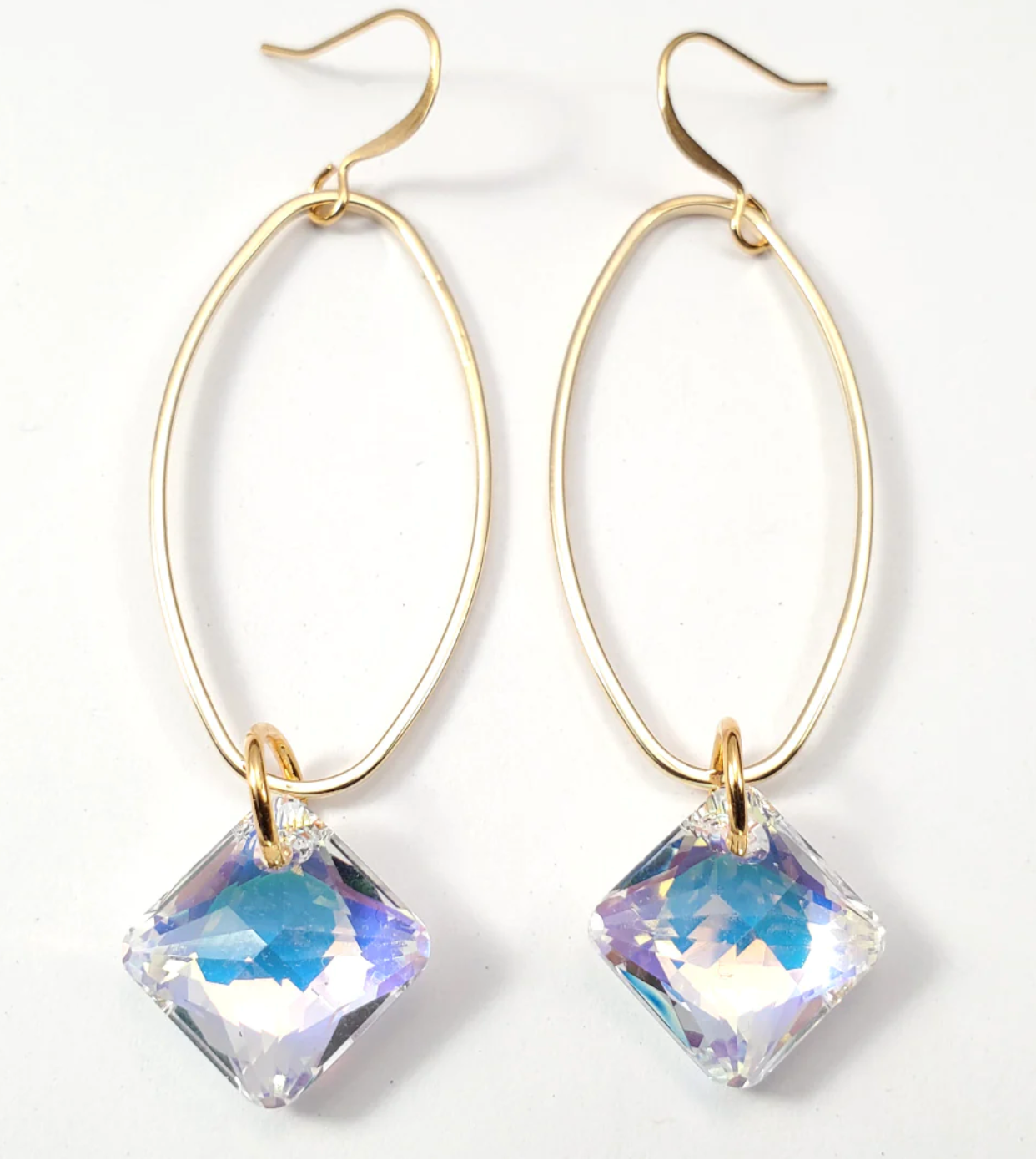 Aurora Oval Earrings