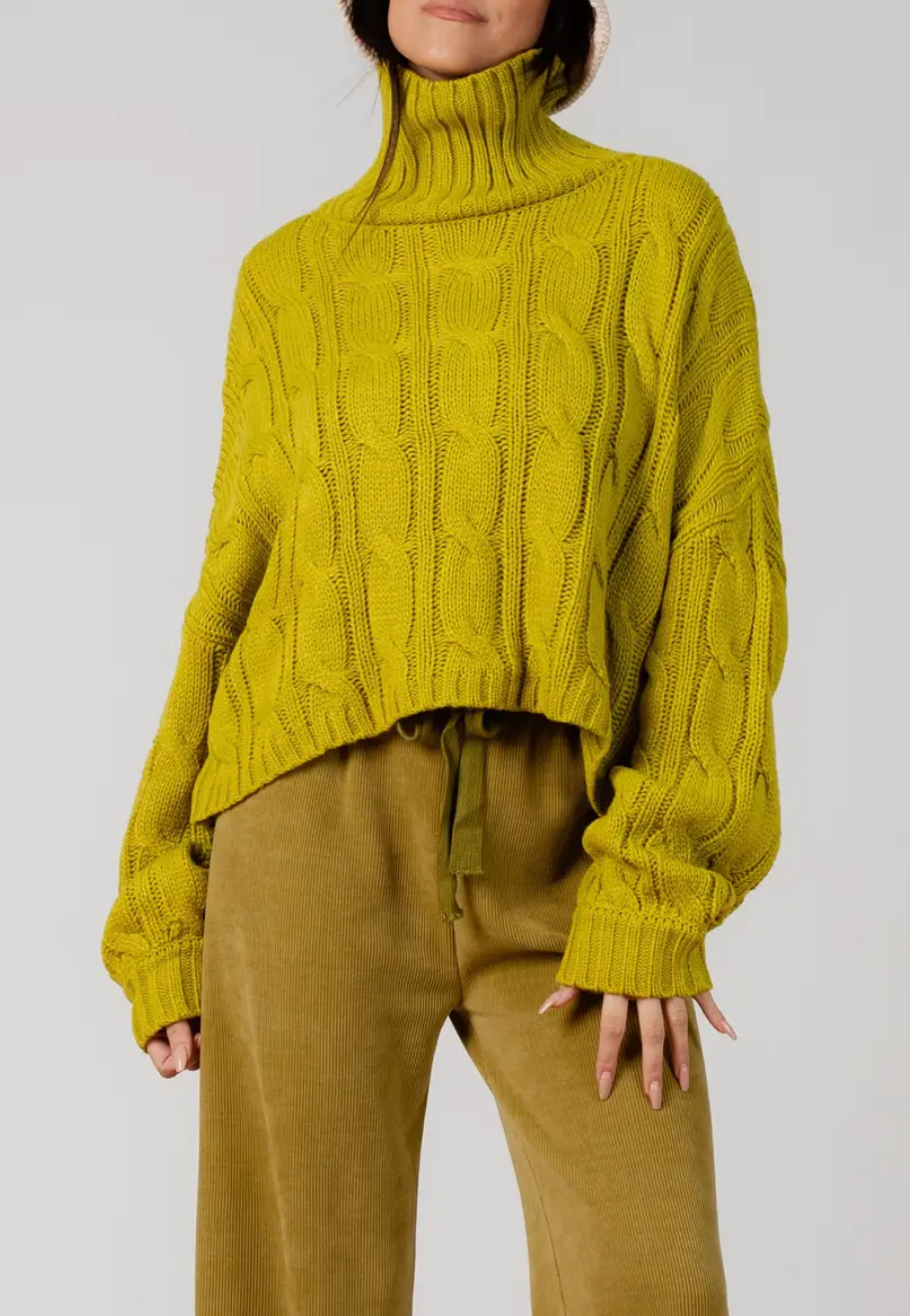 Emilie Classic Cable Sweater