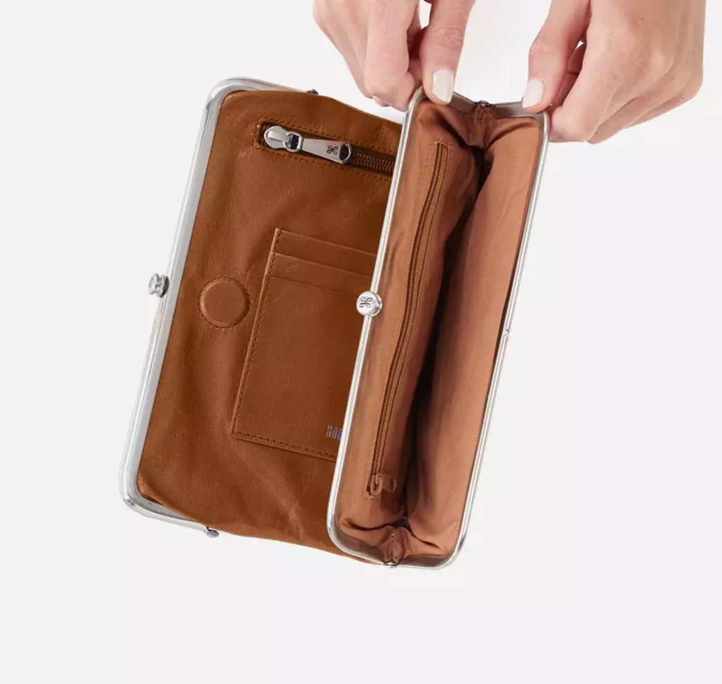 Lauren Clutch-Wallet Truffle