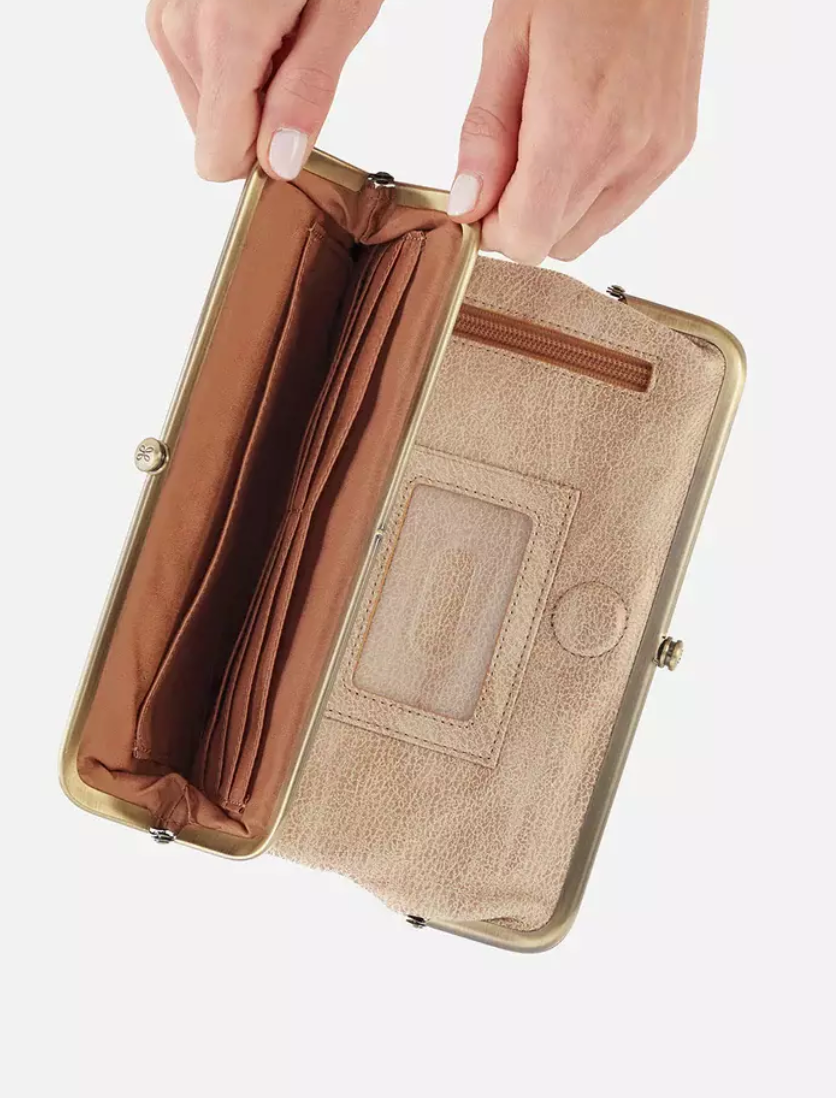Lauren Clutch-Wallet Gold Leaf