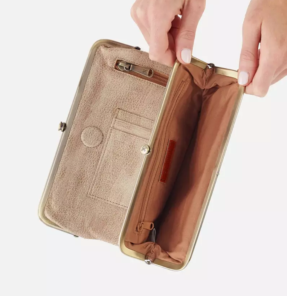 Lauren Clutch-Wallet Gold Leaf