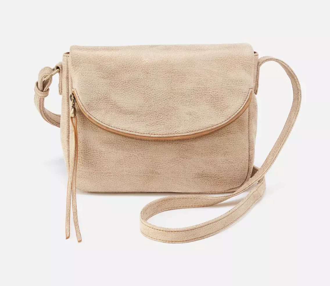 Fern Messenger Crossbody Gold Leaf