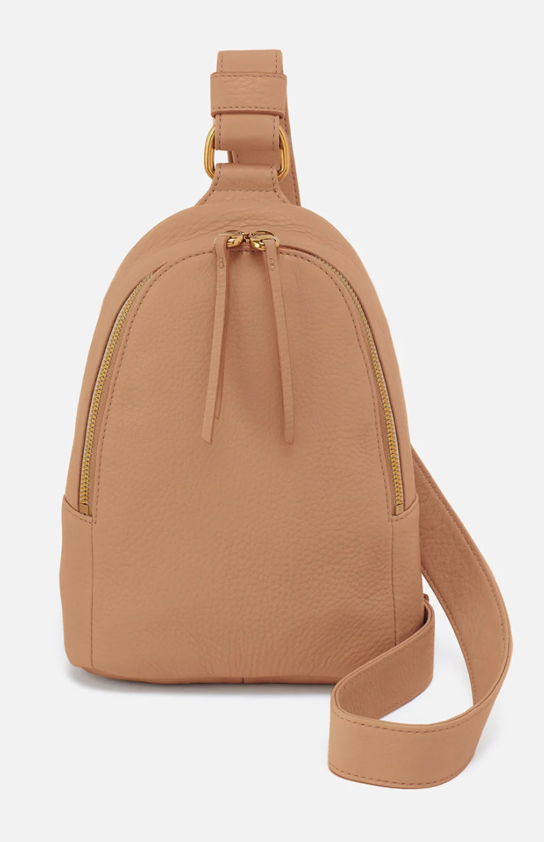 Fern Sling Pebbled Leather Sandstorm