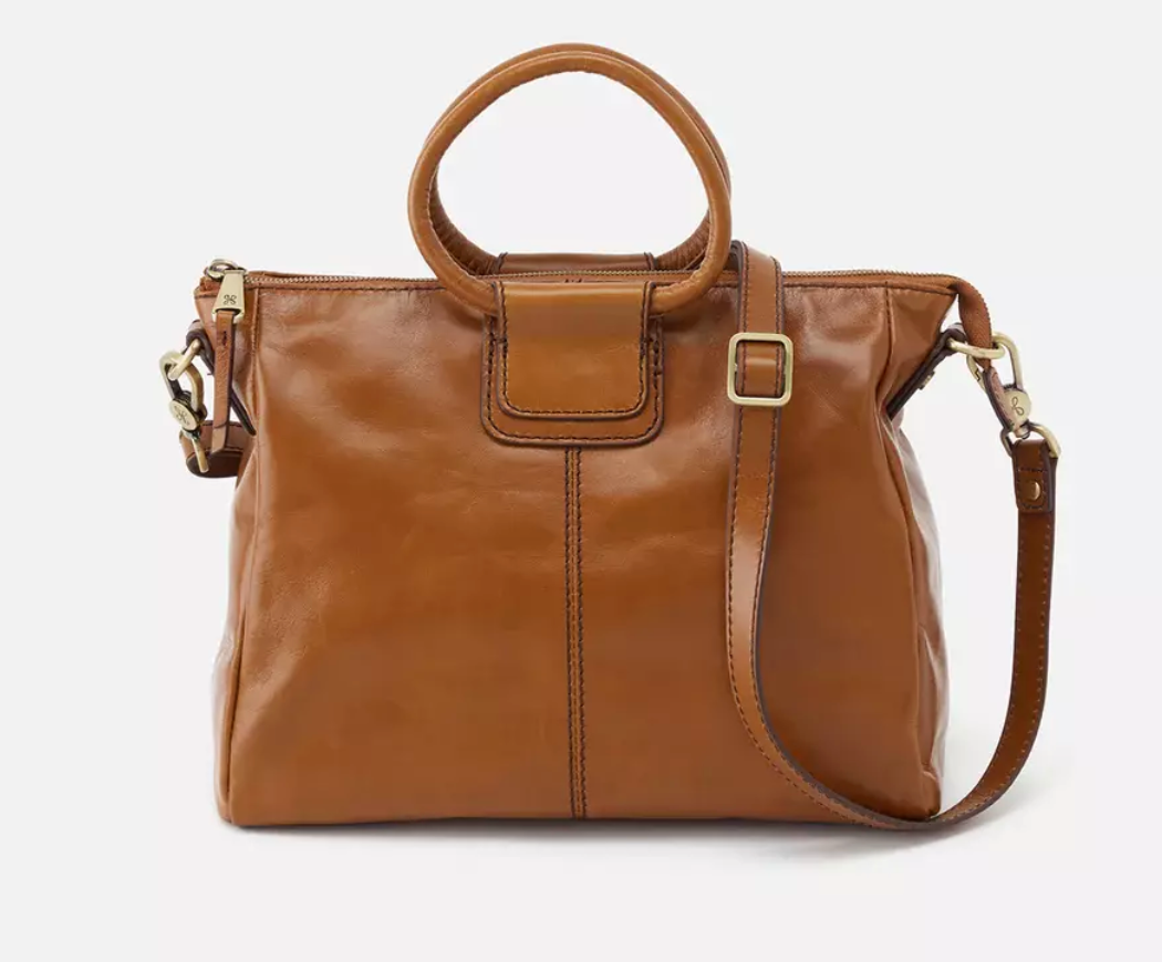 Sheila Medium Satchel Truffle