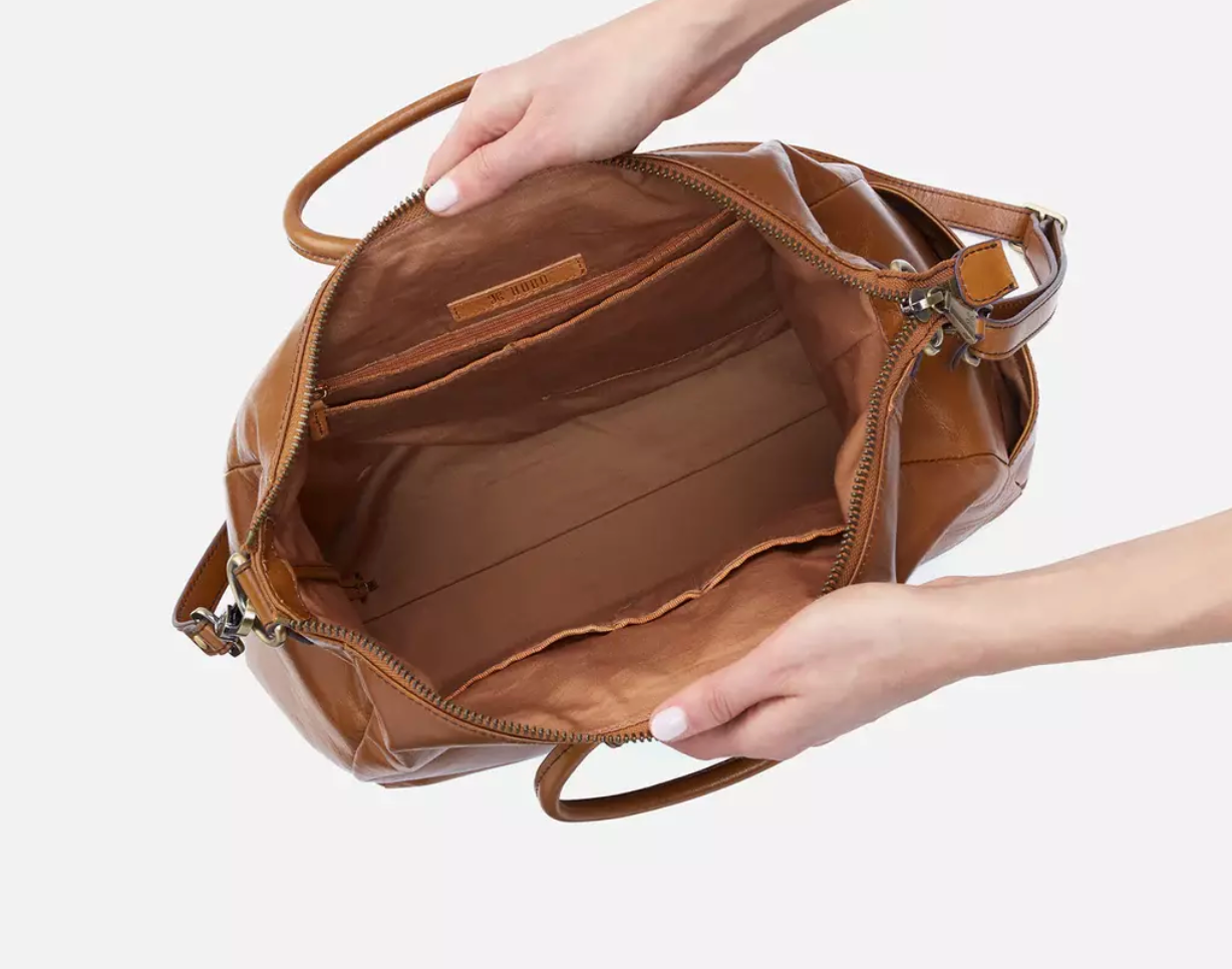 Sheila Large Satchel Truffle
