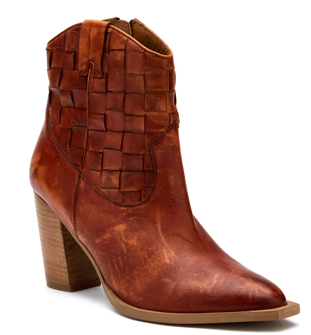 Dawn Cognac Bootie