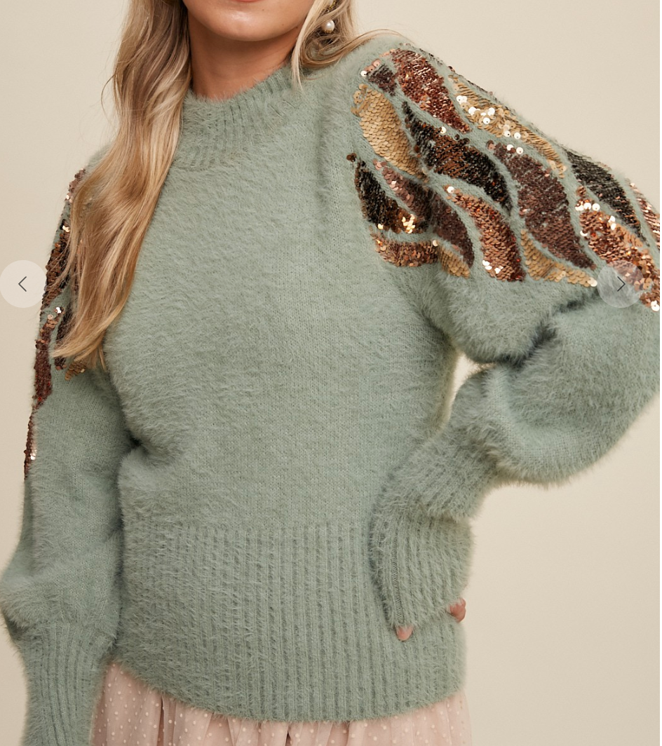 Leaves of Gold Sweater