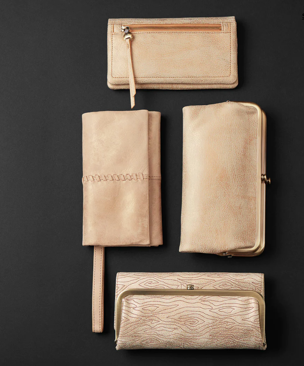 Rachel Wallet Gold Leaf