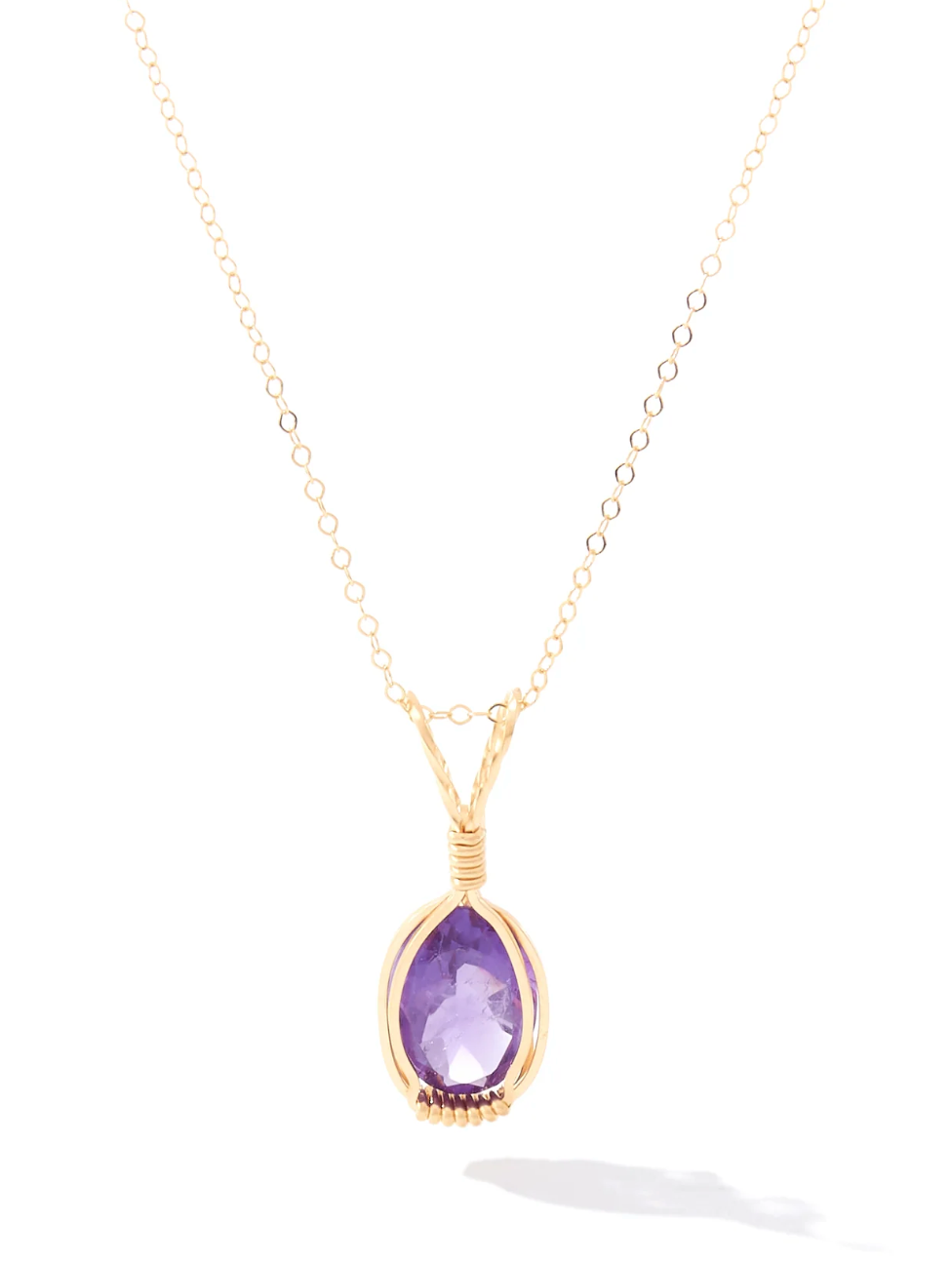 Gemstone Pendant 18"