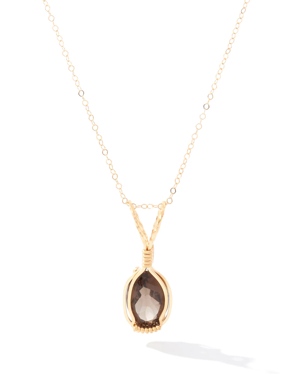 Gemstone Pendant 18"