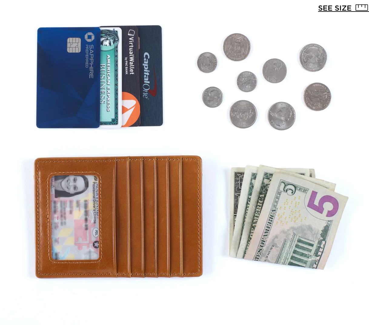 Euro Slide Card Case Evergreen