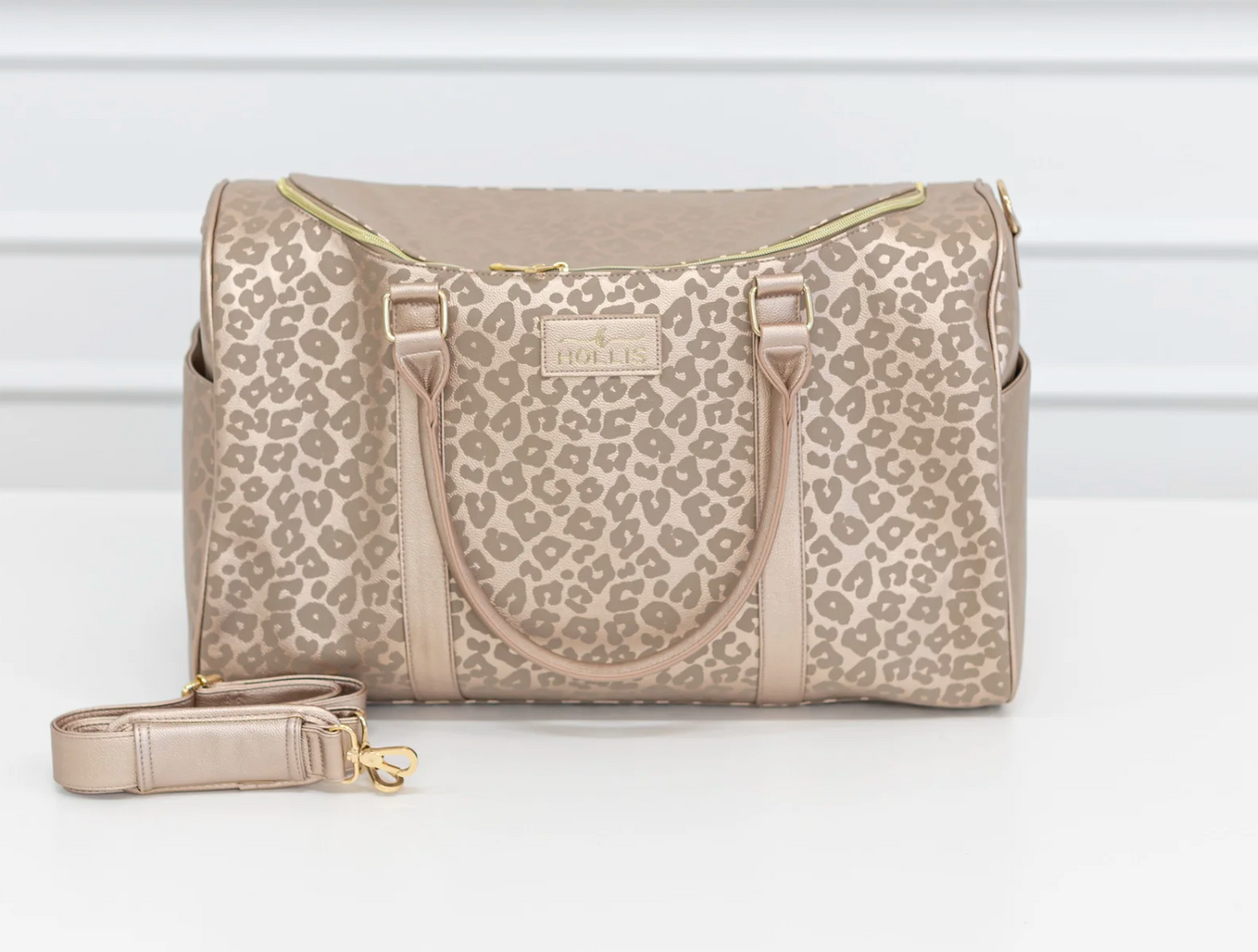 Lux Weekender Tote Leopard